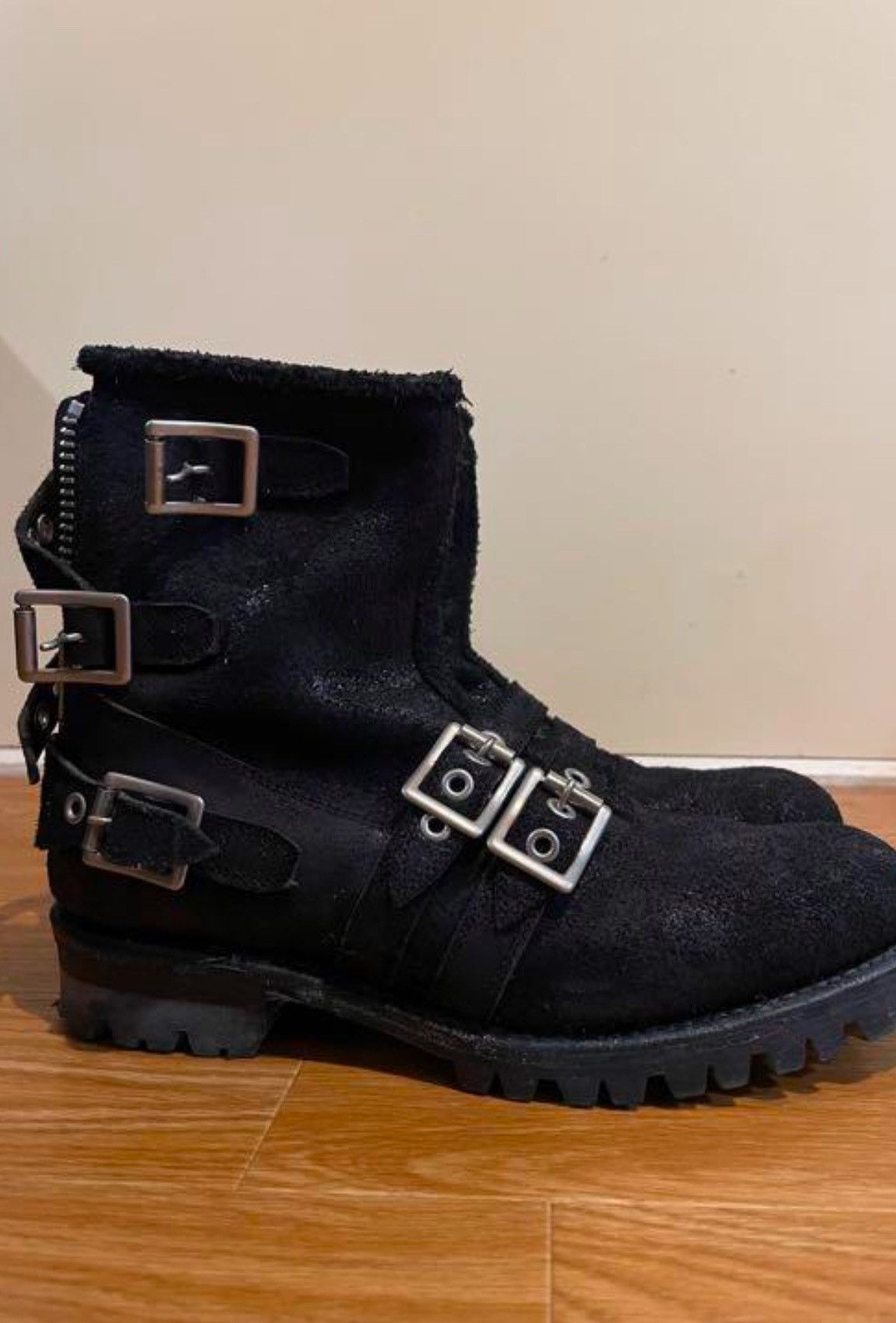 Blackmeans Reversed Leather Boots Size US 7 / IT 37 - 1 Thumbnail