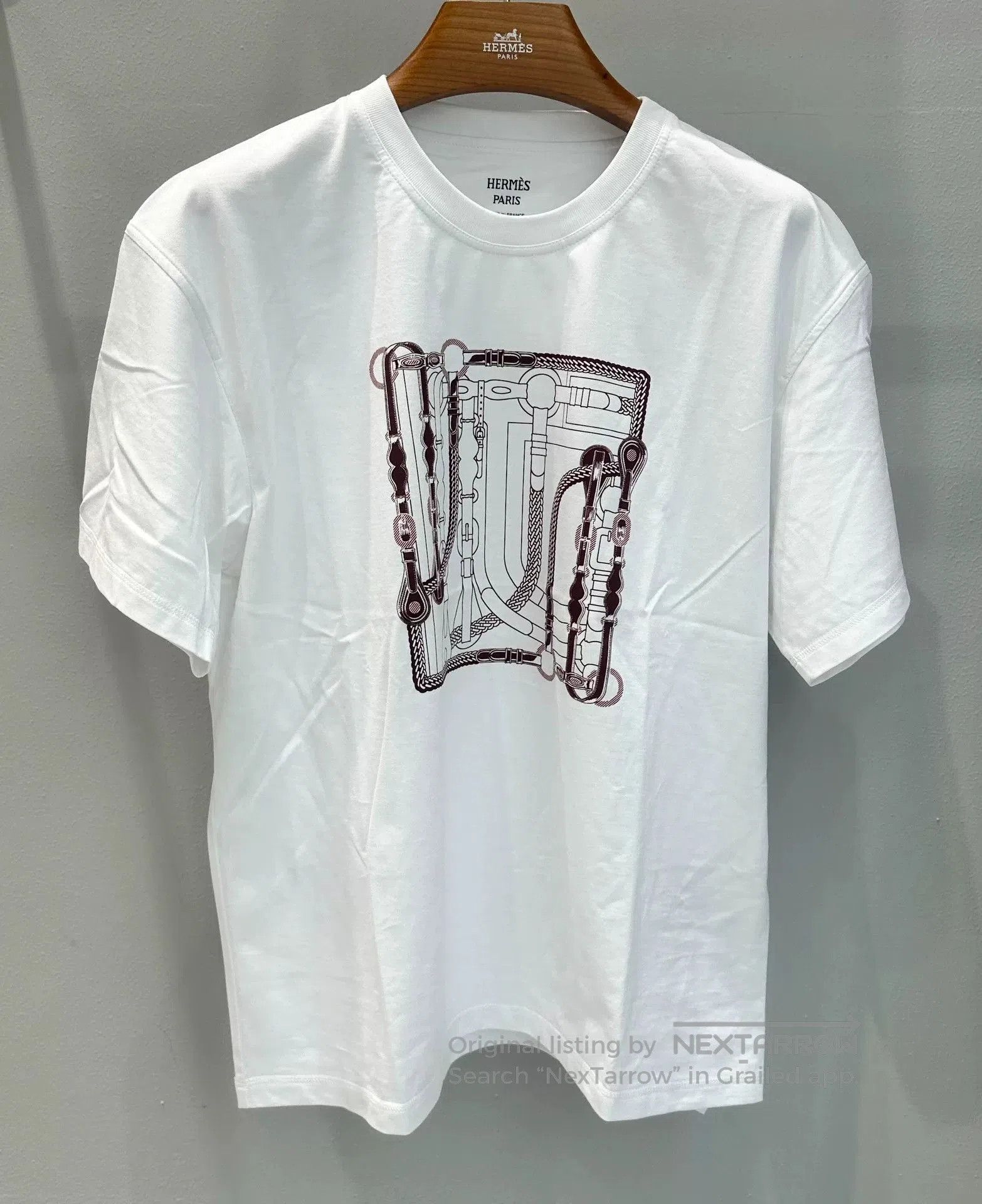 Hermes Hermes Women's Canoe Short Sleeve T-shirt. Size US M / EU 48-50 / 2 - 1 Thumbnail