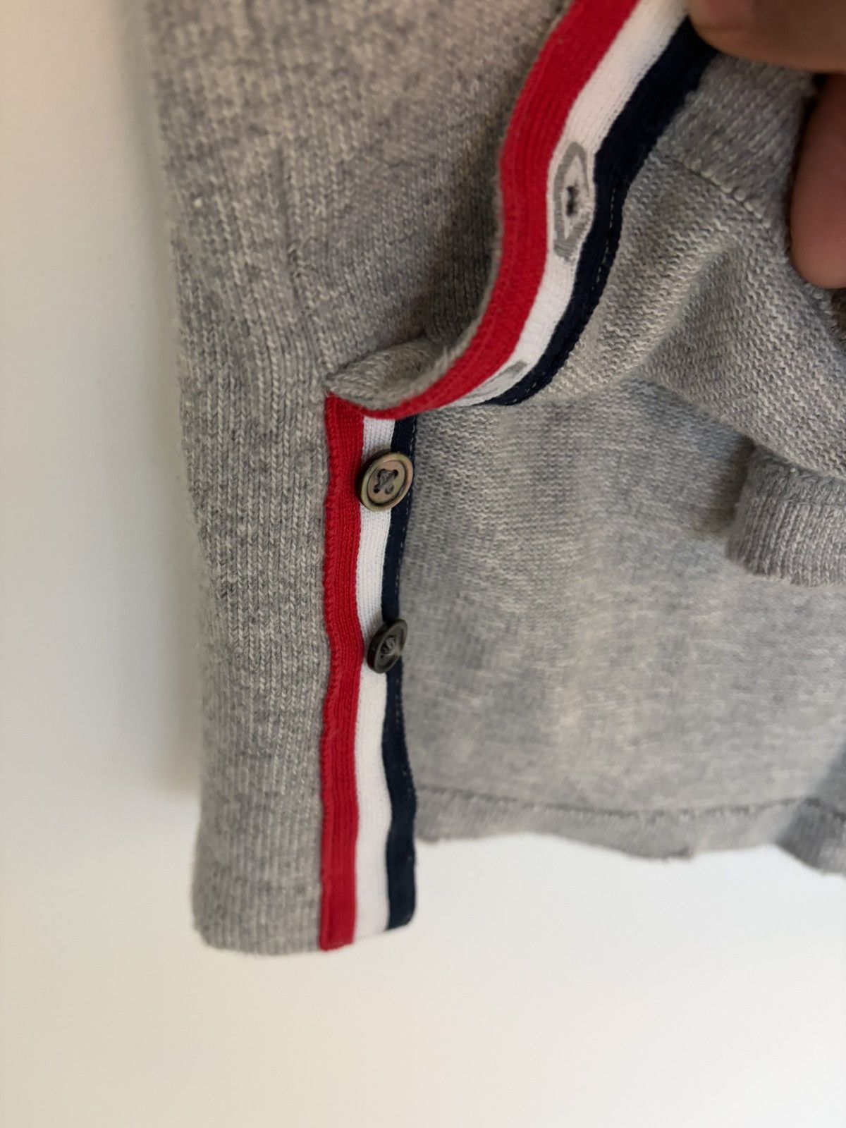 Thom Browne Distressed made in Japan polo. Size US L / EU 52-54 / 3 - 7 Thumbnail