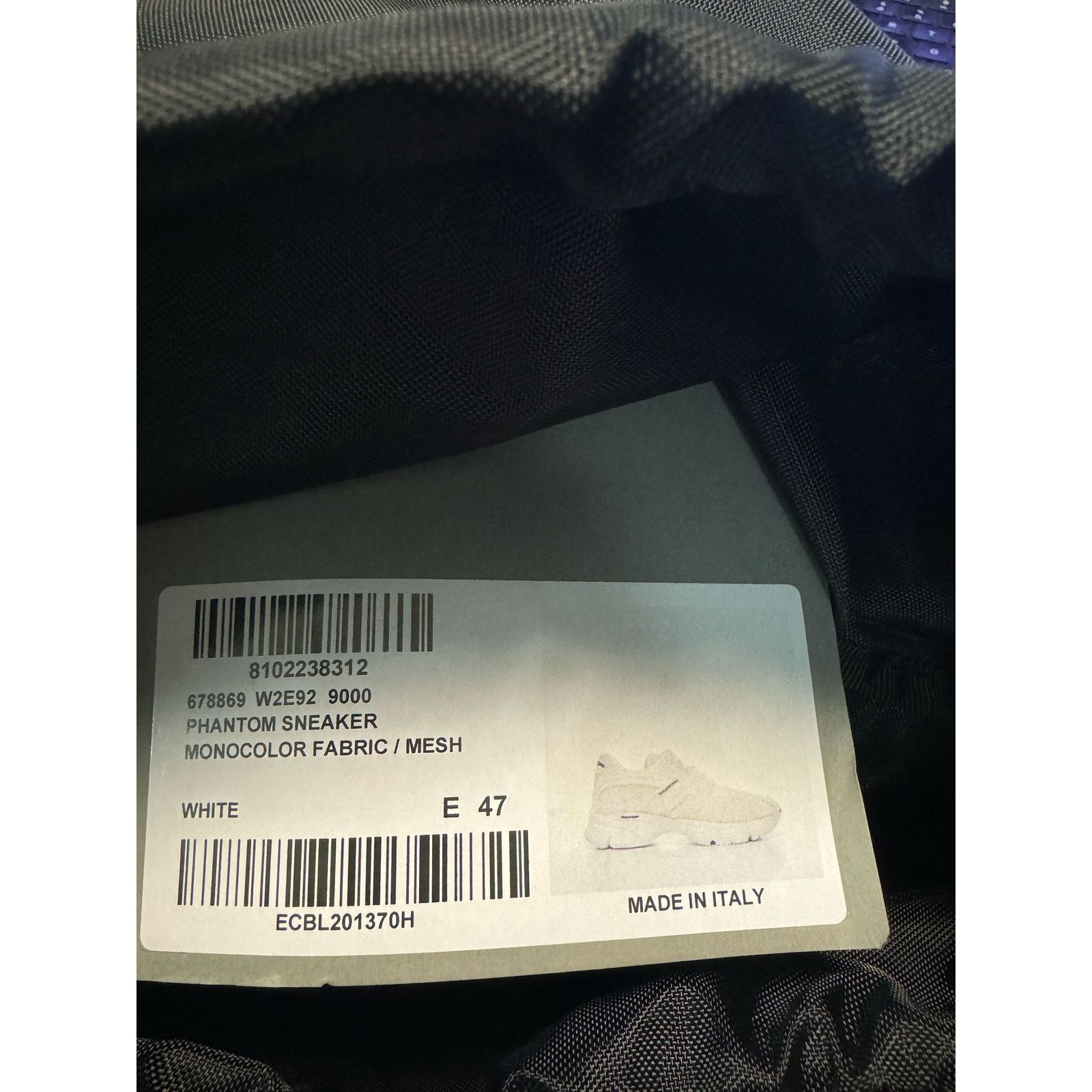 Balenciaga o1rshd1 Monocolor Fabric / Mesh Phantom Sneakers in White Size US 14 / EU 47 - 10 Thumbnail
