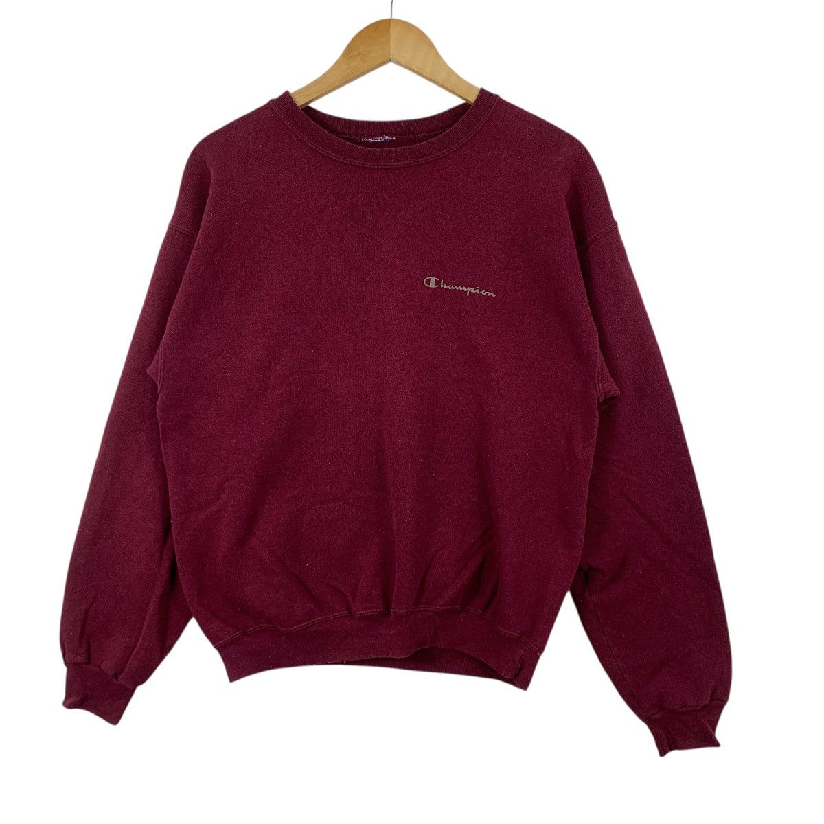 Champion Vintage 90’ CHAMPION REVERSE WEAVE Script Logo Sweatshirt Size M / US 6-8 / IT 42-44 - 4 Thumbnail