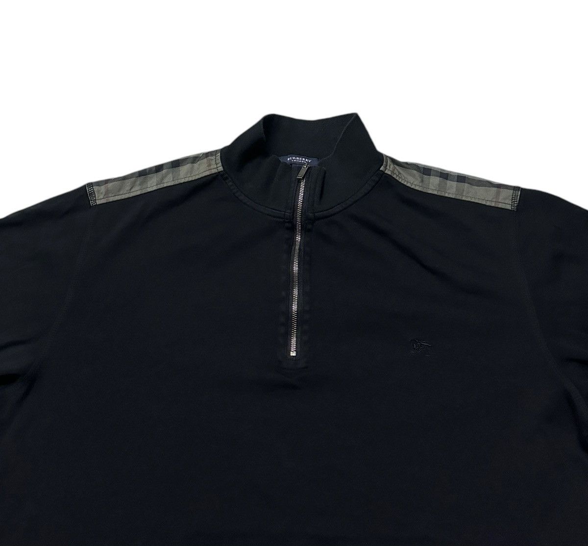 Burberry Burberry half zipper sweatshirt Size US L / EU 52-54 / 3 - 3 Thumbnail