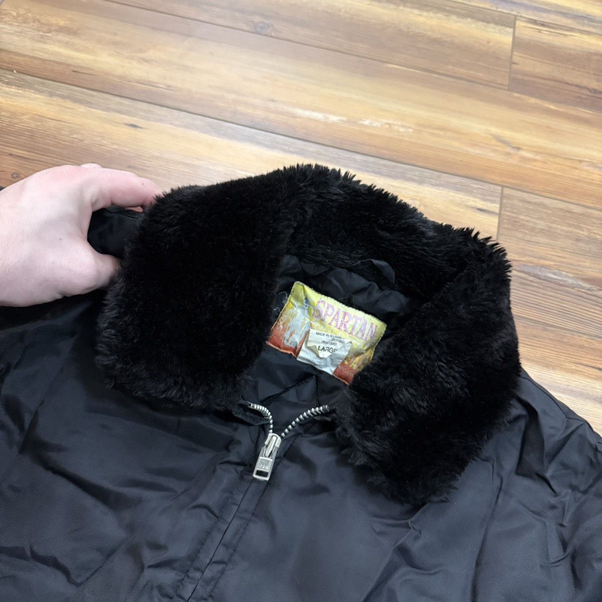 Other Vintage 80’s Spartan Fur Bomber Black Jacket Size US L / EU 52-54 / 3 - 2 Thumbnail