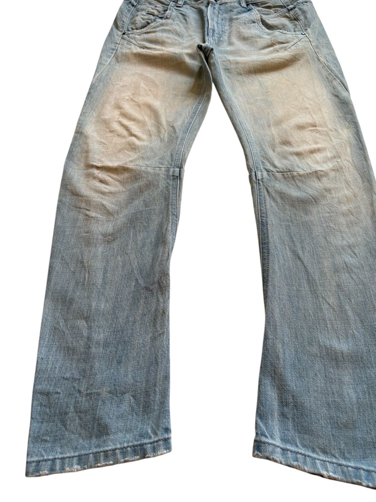 Diesel Vintage Diesel Fayza Mud Wash Curved Leg Jeans Size US 31 - 6 Thumbnail