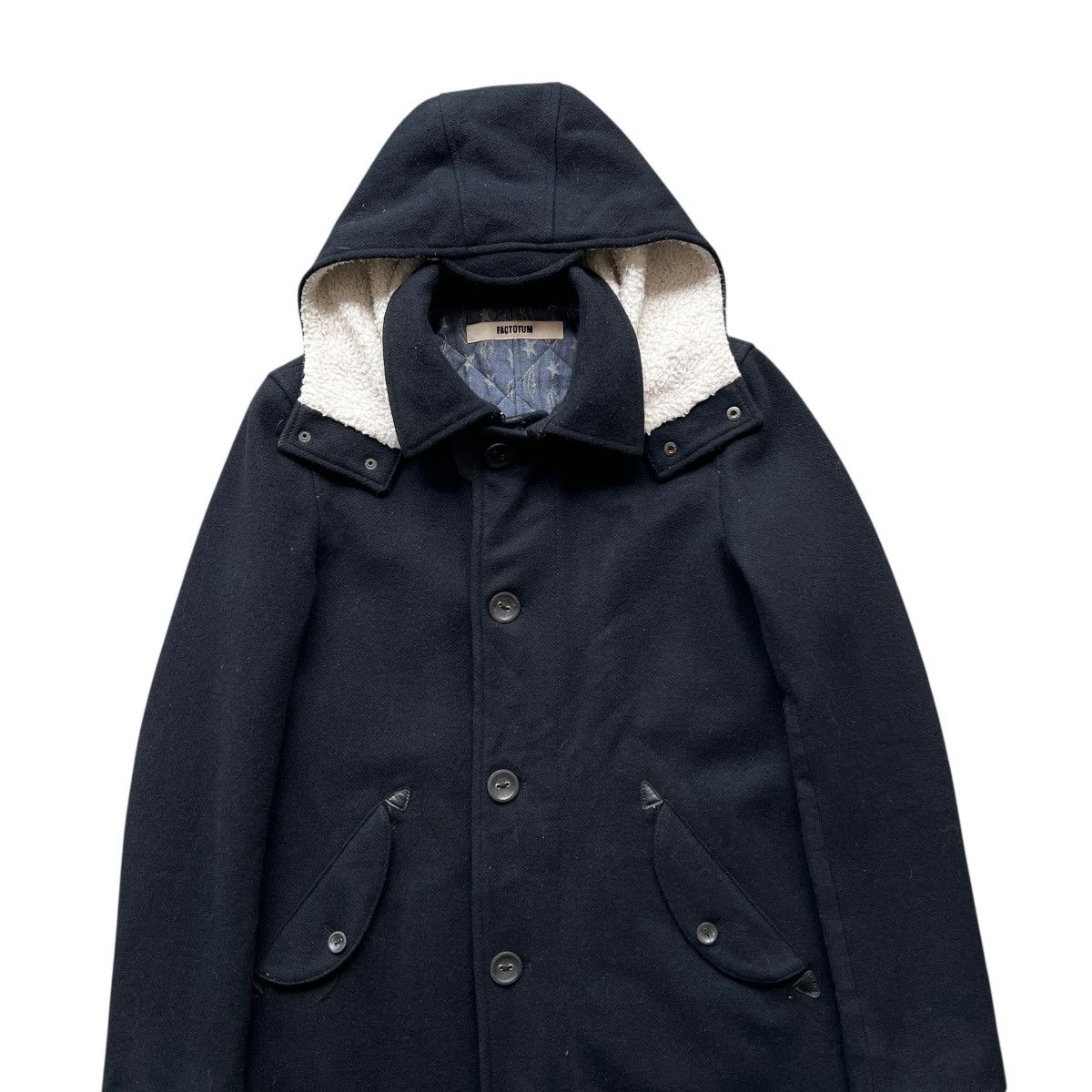 FACTOTUM 🔥 FACTOTUM HOODIE OVERCOAT ZIPPER Size US S / EU 44-46 / 1 - 3 Thumbnail