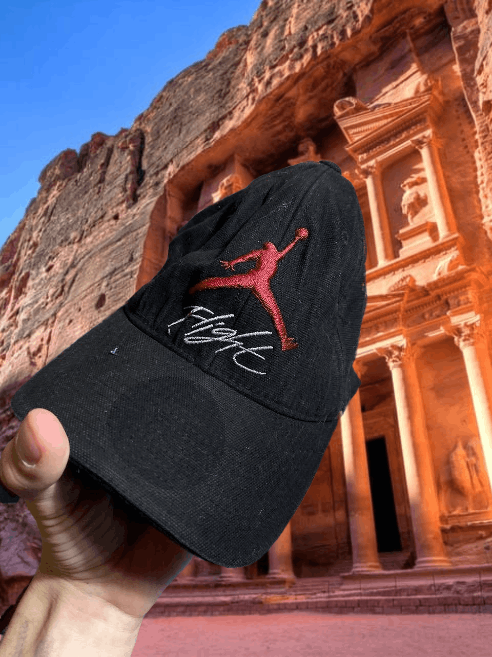 Jordan Brand Hats black Vintage cap Y2K Jordan Brand Streetwear Size ONE SIZE - 1 Thumbnail
