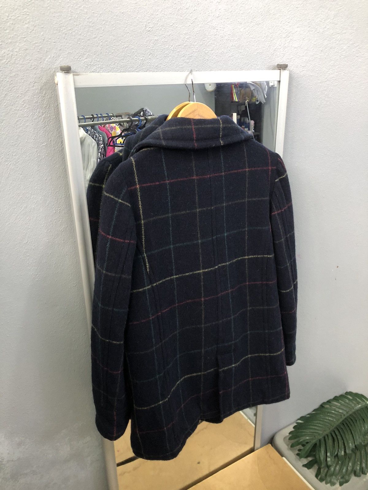 Japanese Brand Arnold Palmer Japan Wool Check Peacoat Women’s 90s Size S / US 4 / IT 40 - 14 Thumbnail