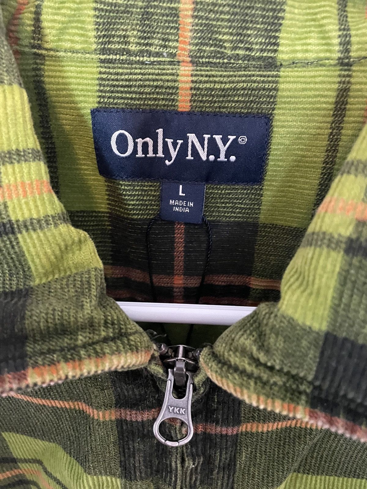 Only NY ONLY NY zip up corduroy flannel Size US L / EU 52-54 / 3 - 4 Thumbnail