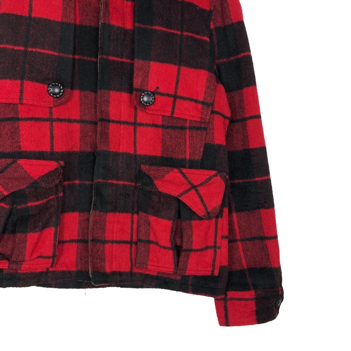 🔥Cropped Wool Biker Jacket Tartan Design Simpilicate Plus