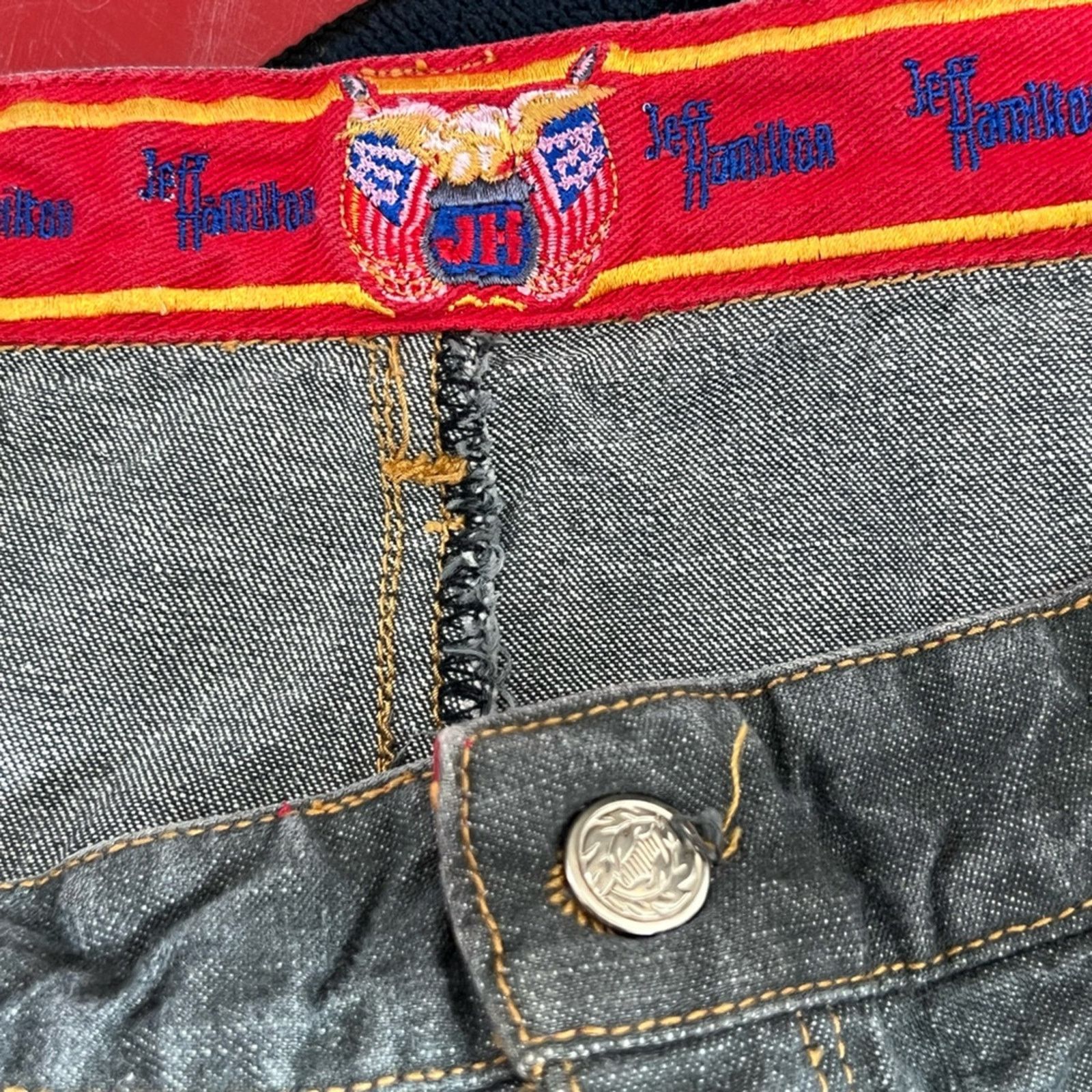 JH Design JH Racing Y2M Denim Jeans Size 34x33 Wide Leg Earnhardt RARE Size US 34 / EU 50 - 11 Thumbnail