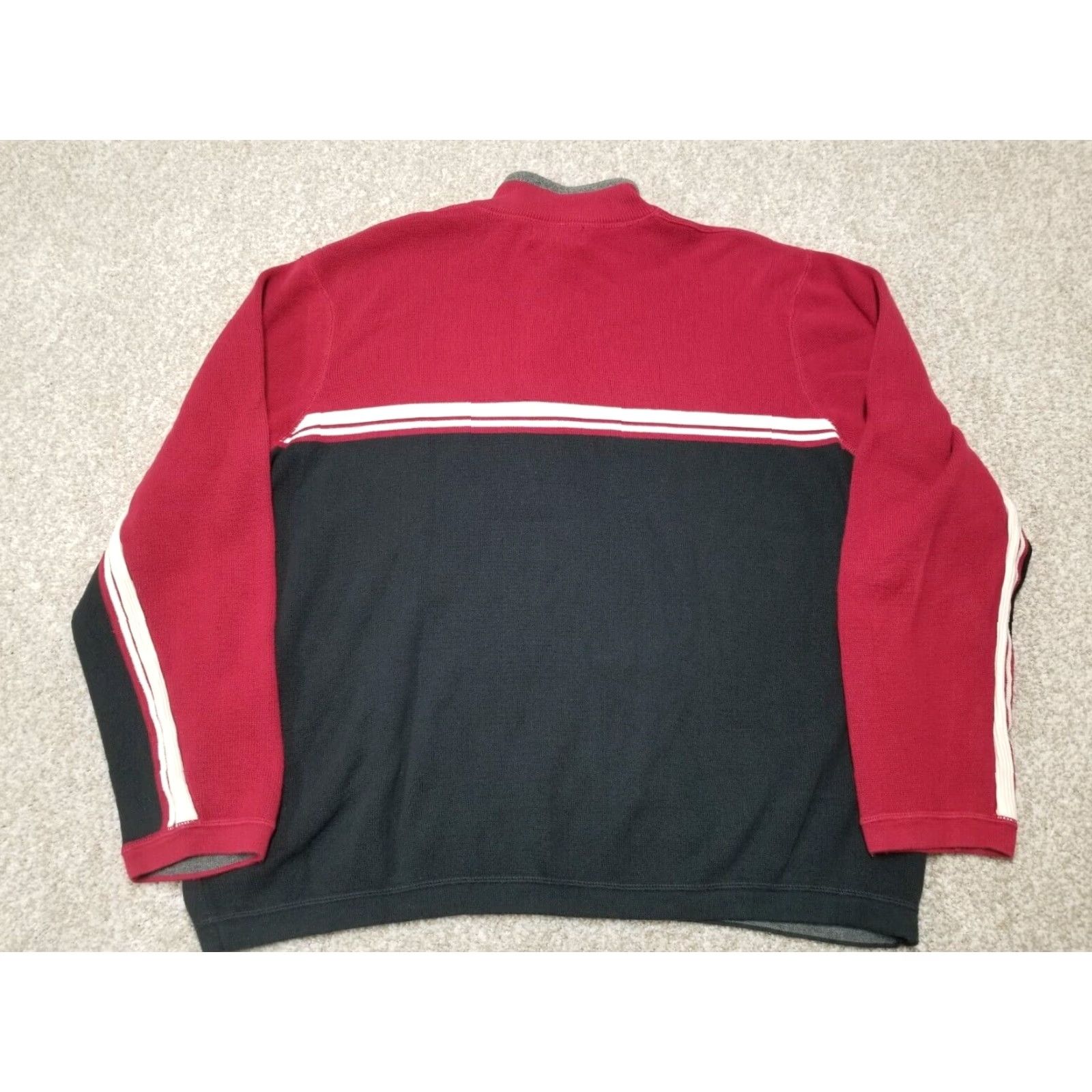 Eddie Bauer Eddie Bauer Sweater Mens Large Black 1/4 Zip Pullover Cotton Casual Outdoor Knit Sweatshirt Regular Fit Logo Mens Size US L / EU 52-54 / 3 - 6 Thumbnail