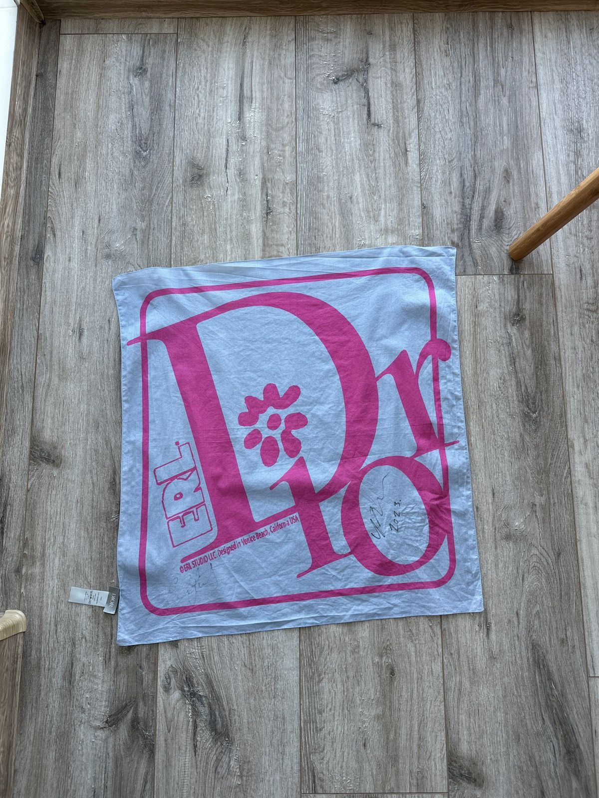 Dior × ERL Dior Erl Eli Russell Linnetz Bandana Kim Jones Autograph Size ONE SIZE - 3 Thumbnail