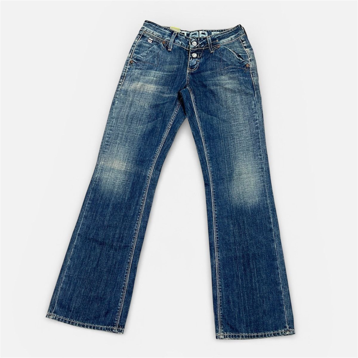 G-Star Vintage Diesel Y2K Bootcut Jeans Distressed Blue Denim Size 26" / US 2 / IT 38 - 1 Thumbnail