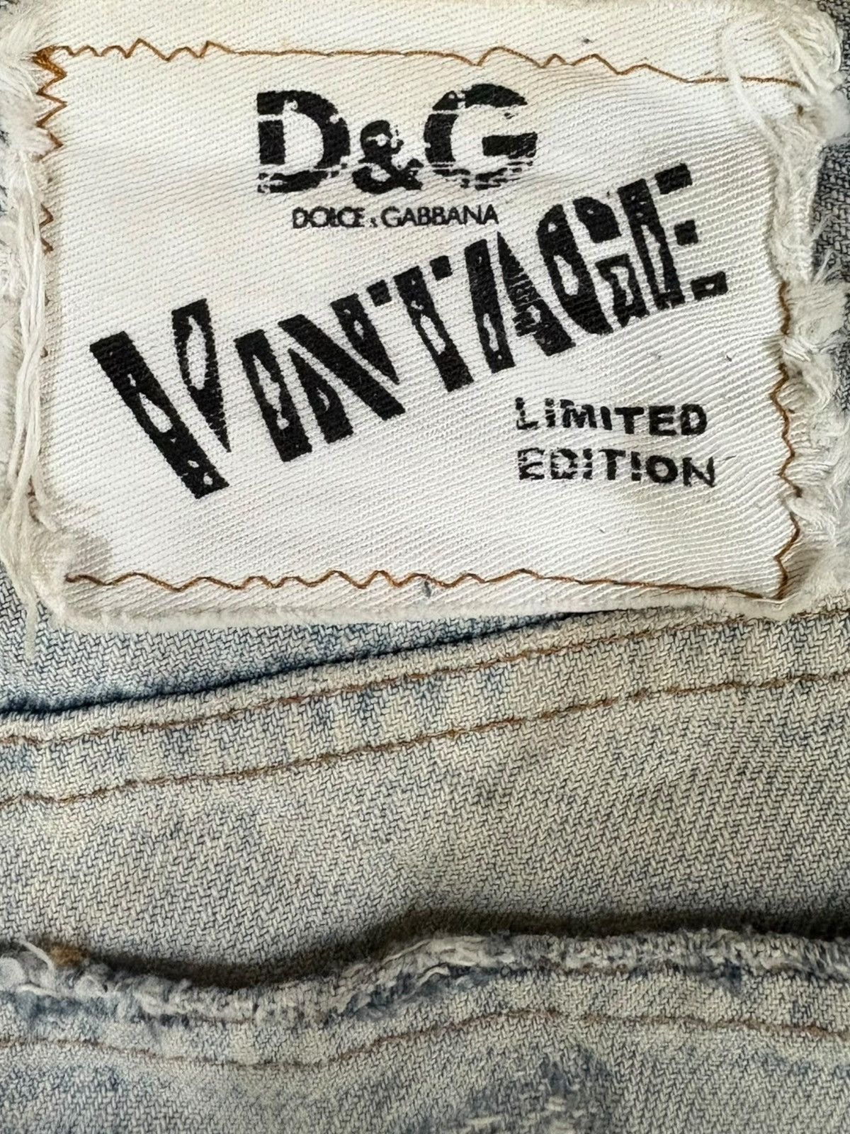 Dolce & Gabbana Vintage Dolce Gabbana DC Distressed Baggy Superman Jeans Size US 30 / EU 46 - 9 Thumbnail