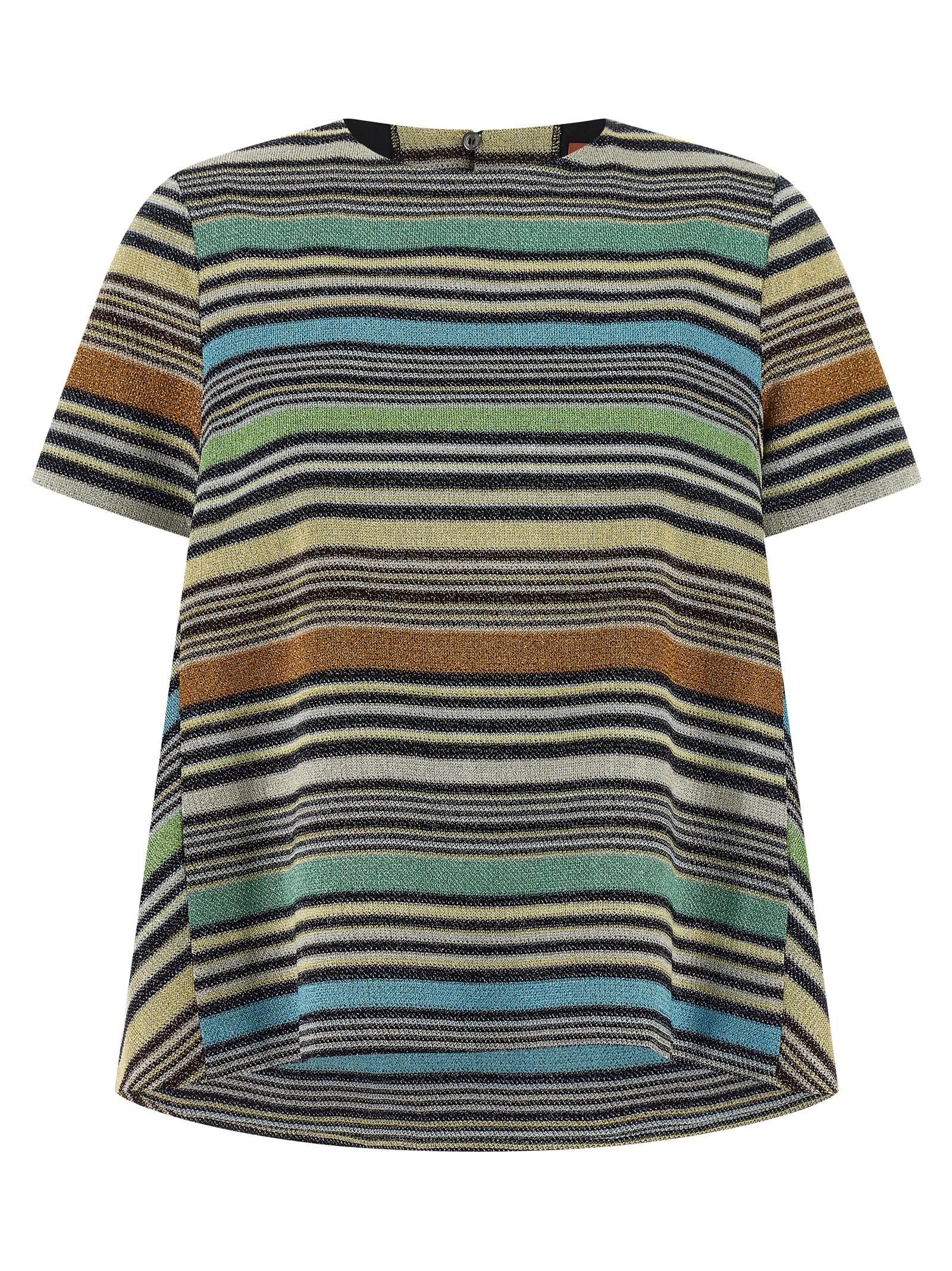 Missoni Lamé Stripes T-Shirt Size XS / US 0-2 / IT 36-38 - 1 Thumbnail