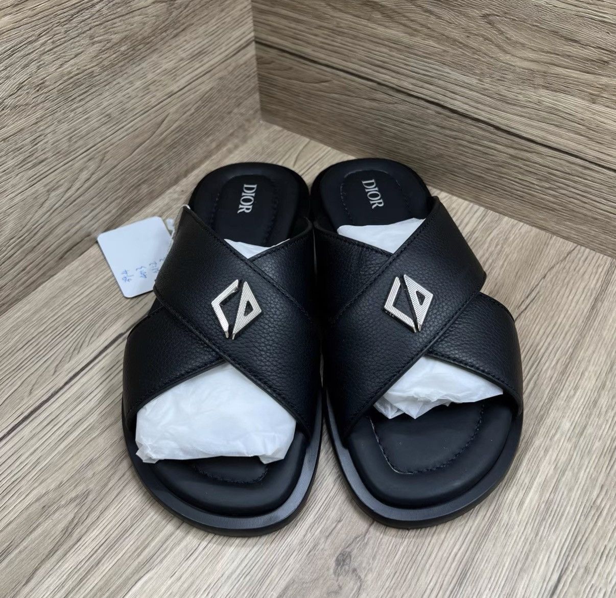 Dior Dior Black CD Slide Sandals J41 Size US 6.5 / EU 39-40 - 2 Thumbnail