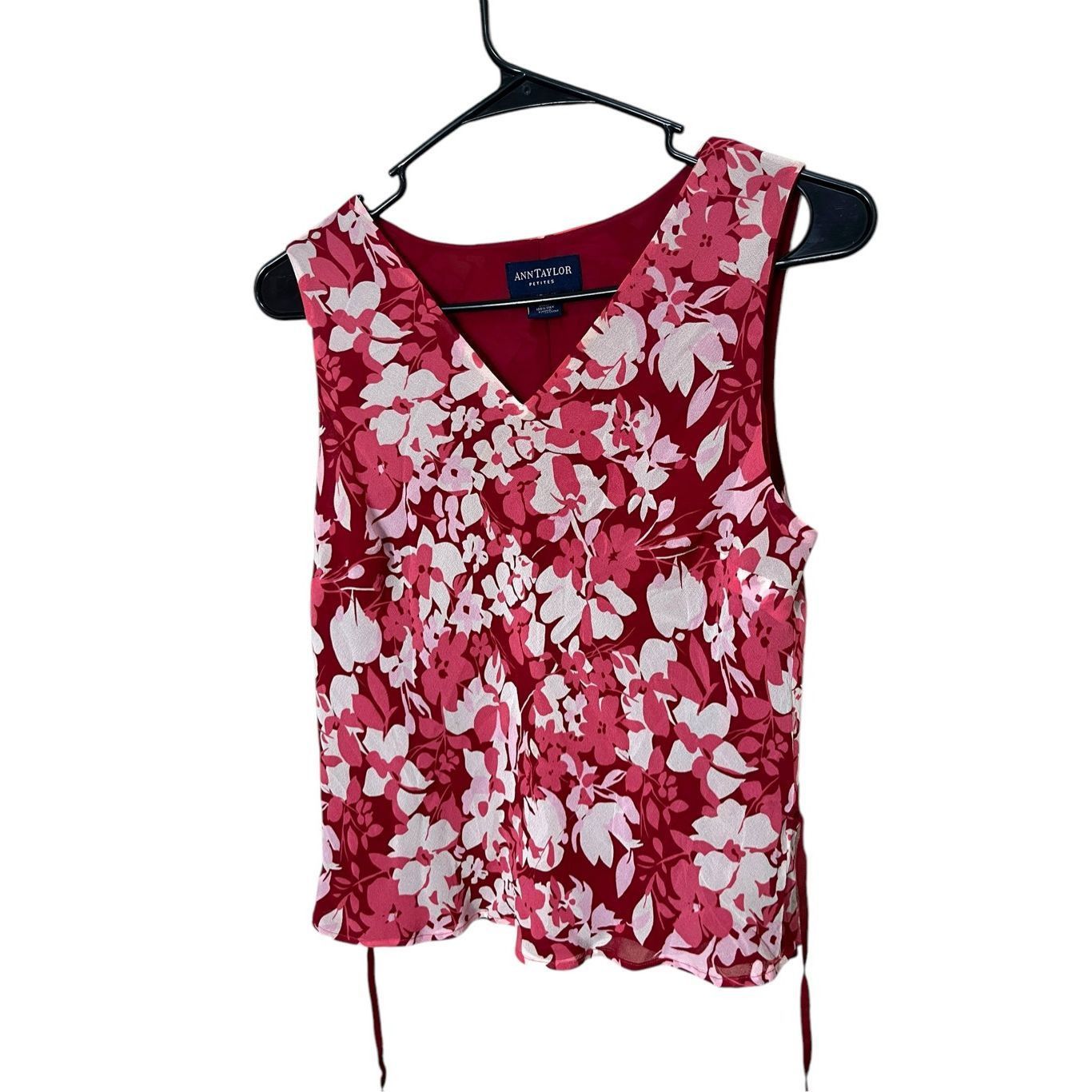 Ann Taylor Ann Taylor Petites Y2K 100% Silk Sleeveless Top Size 10P Size L / US 10 / IT 46 - 2 Thumbnail