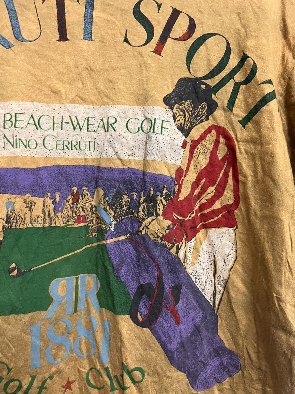 Cerruti 1881 True Vintage Cerutti Sport Made In Italy Tee Size US L / EU 52-54 / 3 - 4 Thumbnail