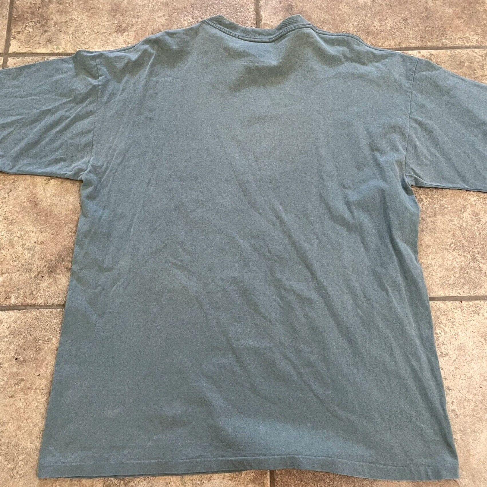 Vintage VINTAGE Prairie Mountain Pikes Peak Graphic Tee USA Blue Cotton Adult XL Mens Size US XL / EU 56 / 4 - 5 Thumbnail