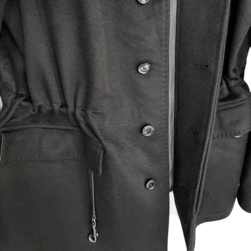 Colombo × Pal Zileri 🧿cashmere waisted utility coat in black Size US L / EU 52-54 / 3 - 5 Thumbnail