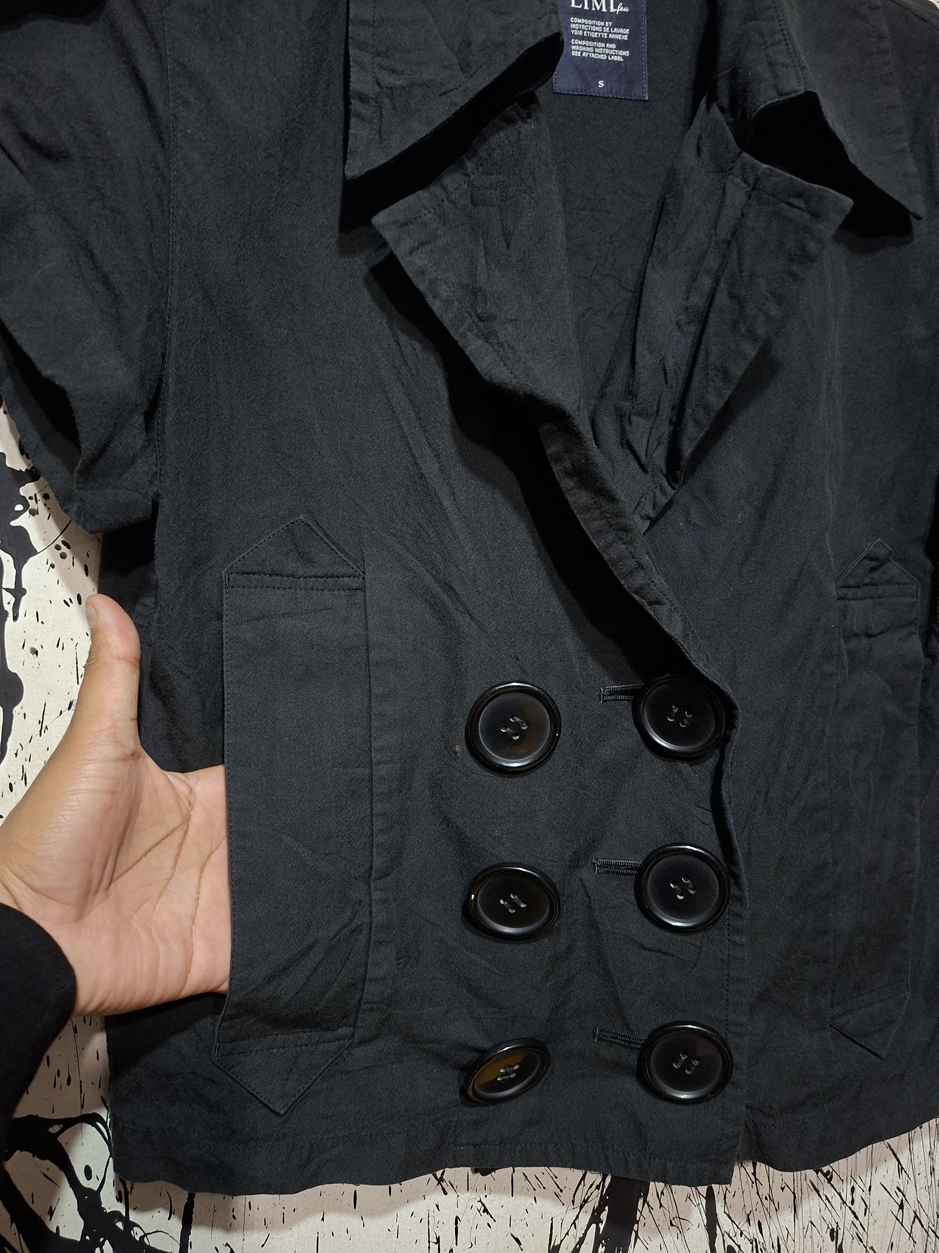 Yohji Yamamoto YOHJI YAMAMOTO LIMI FEU FAUX BUTTON SHORT SLEEVE JACKET Size S / US 4 / IT 40 - 4 Thumbnail