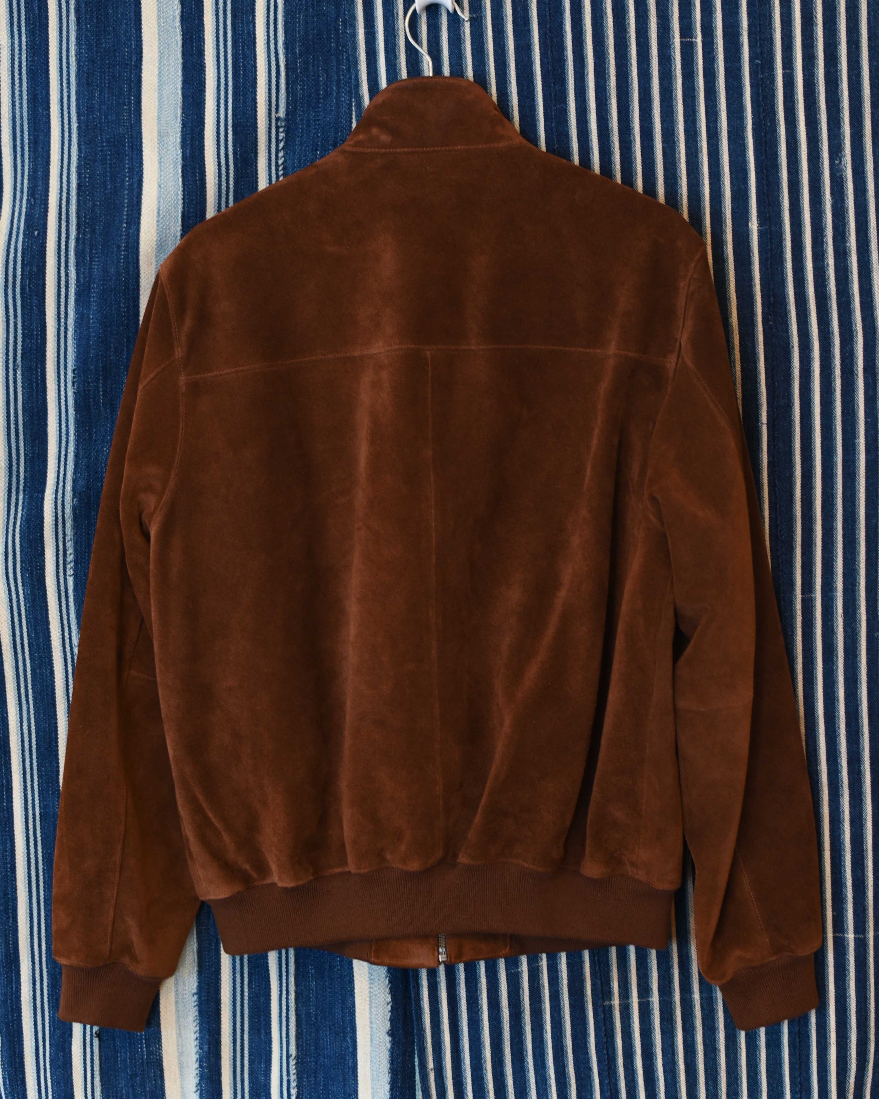 J.Crew New J.Crew Men's Italian Suede Jacket Mahogany Size Medium Size US M / EU 48-50 / 2 - 5 Thumbnail