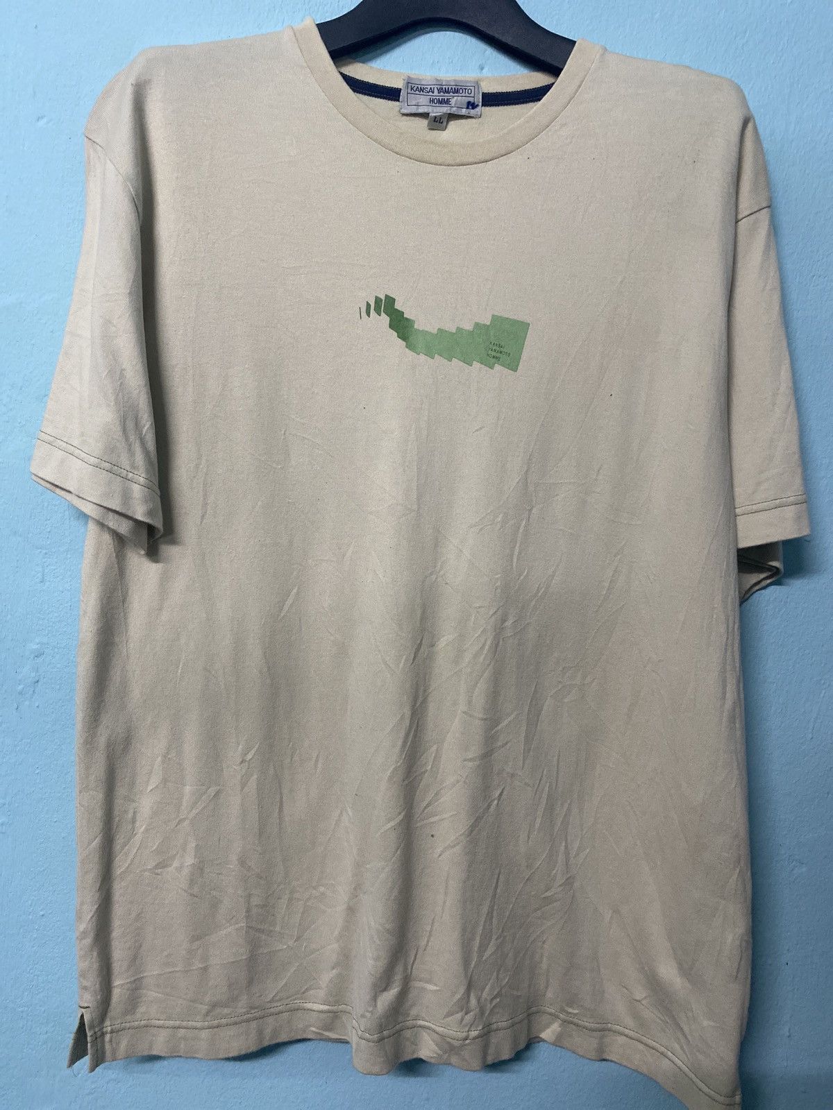 Designer Rare Vintage Kansai Yamamoto Homme Tees Size US XL / EU 56 / 4 - 1 Thumbnail