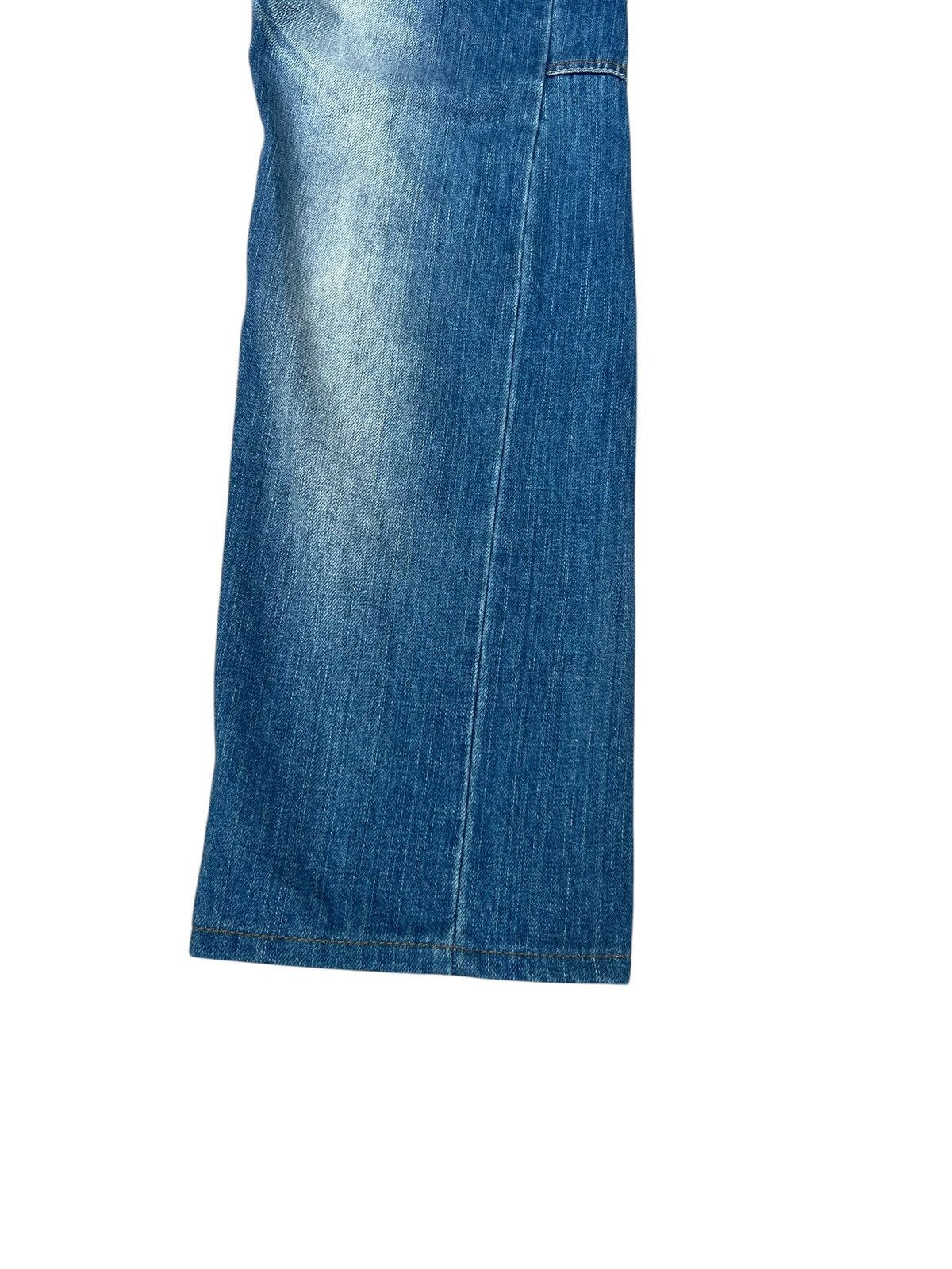 Japanese Brand Mud Wash Denim Double Waist Dominate Handcrafted Jeans Size US 30 / EU 46 - 11 Thumbnail