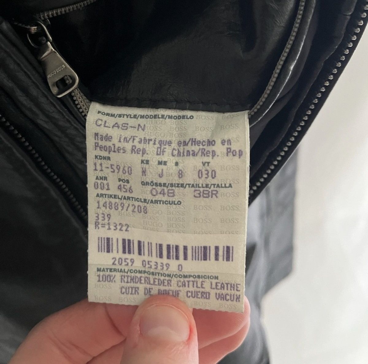 Hugo Boss Hugo Boss Leather Jacket Size US M / EU 48-50 / 2 - 7 Thumbnail