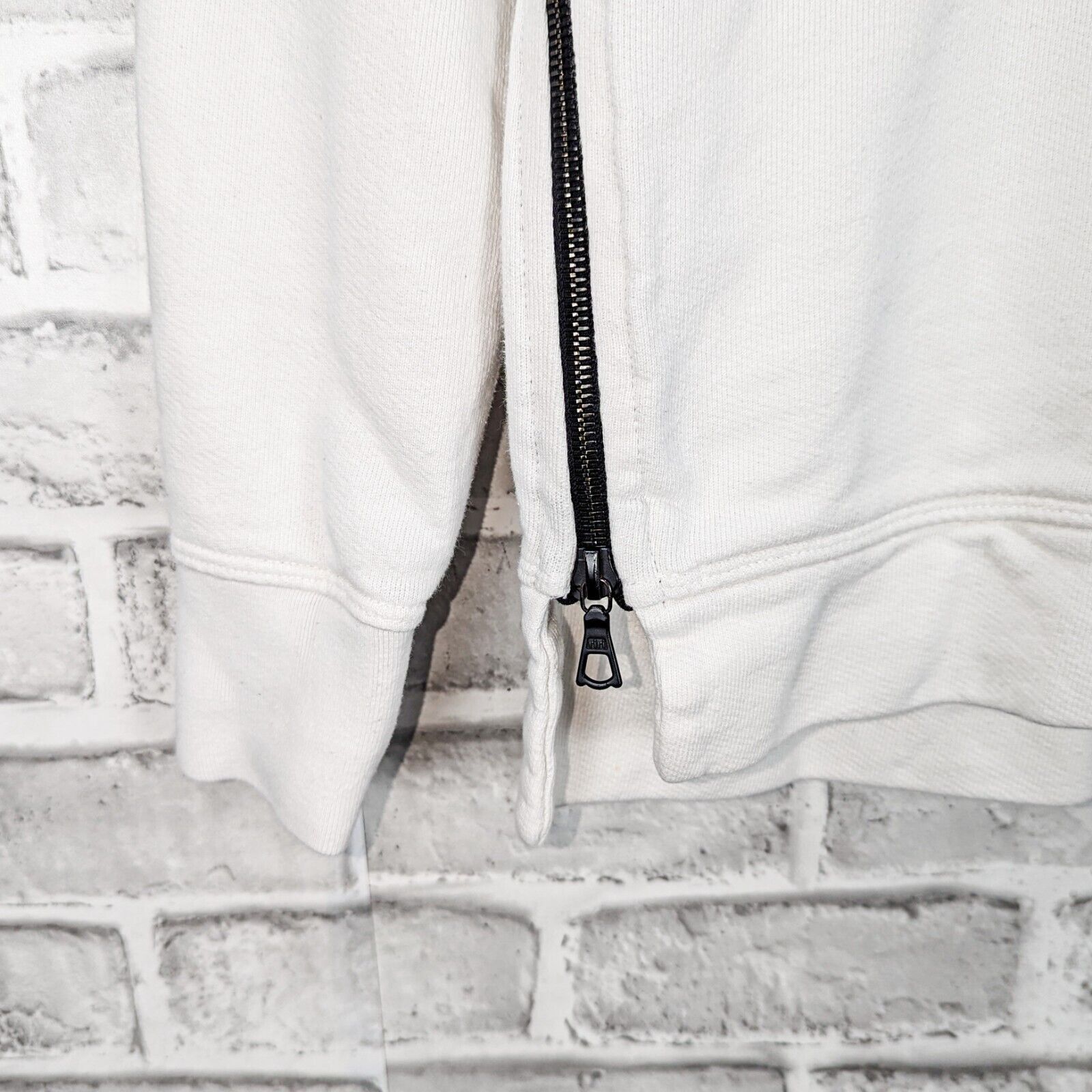 John Elliott JOHN ELLIOTT Cotton Hooded Villain Sweatshirt in White terry Size US XS / EU 42 / 0 - 4 Thumbnail