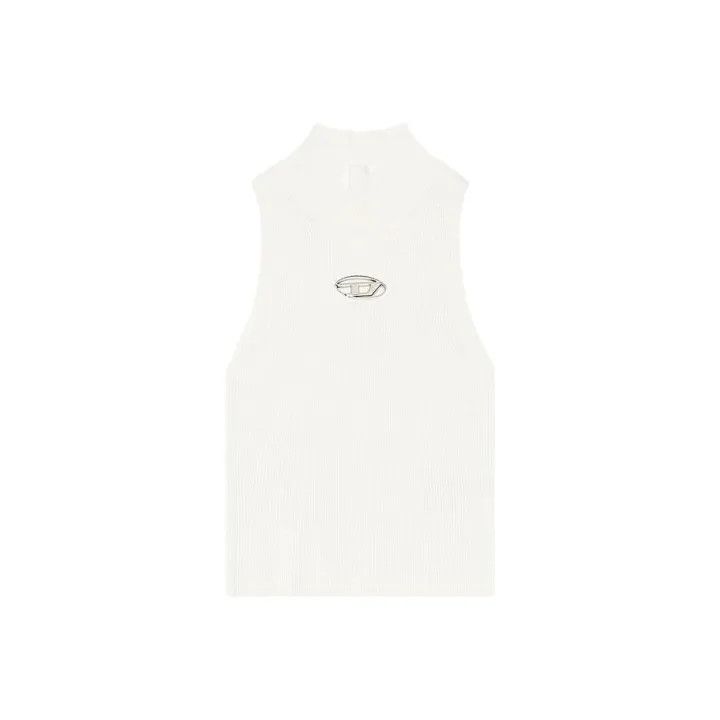 Diesel Diesel Oval Logo Knit Sleeveless Top 0079 Size XS / US 0-2 / IT 36-38 - 1 Thumbnail
