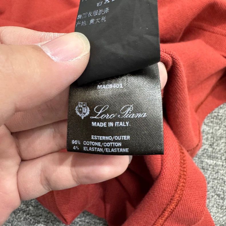 Loro Piana LORO PIANA Short sleeves with a pocket on the chest Size US XS / EU 42 / 0 - 4 Thumbnail