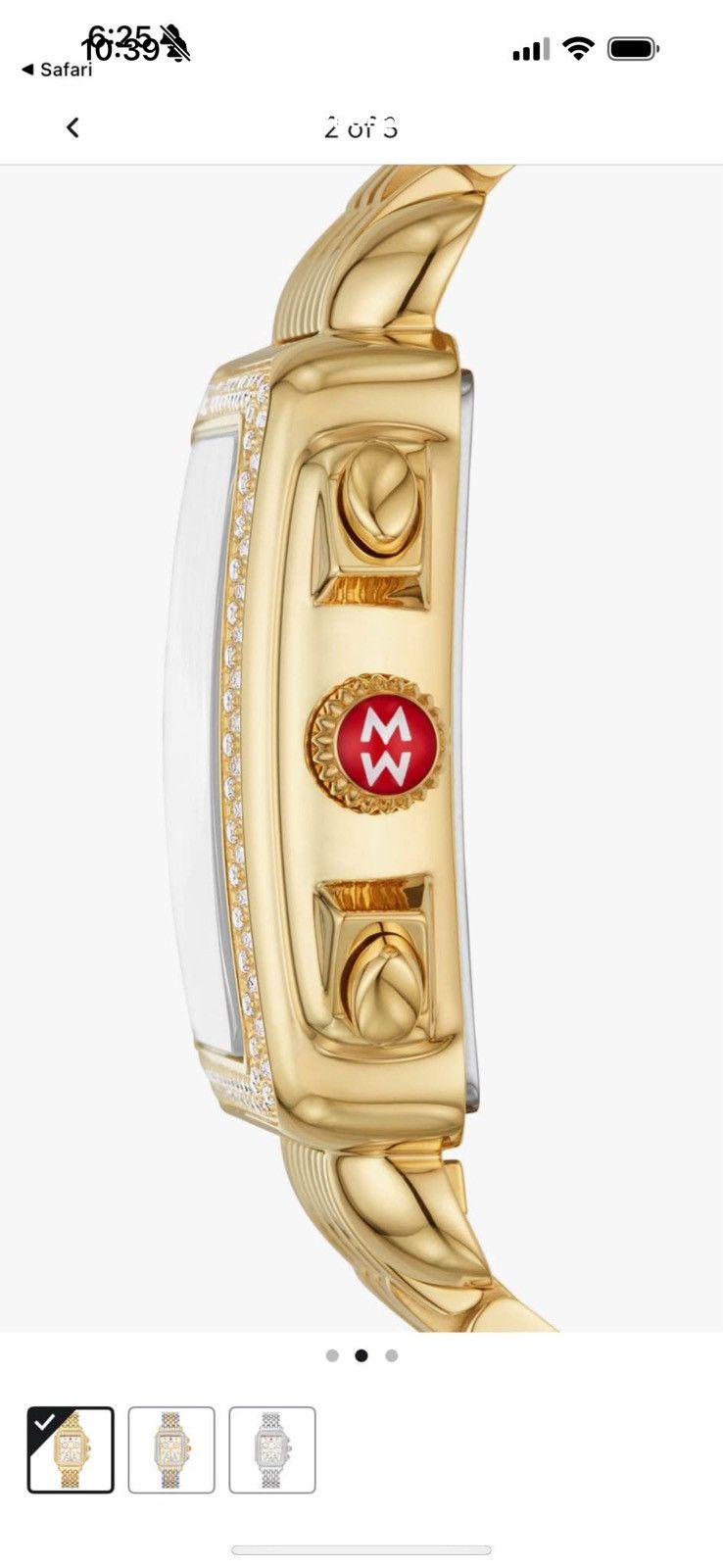 Other Michele Bracelet Watch with Diamonds Size ONE SIZE - 2 Thumbnail