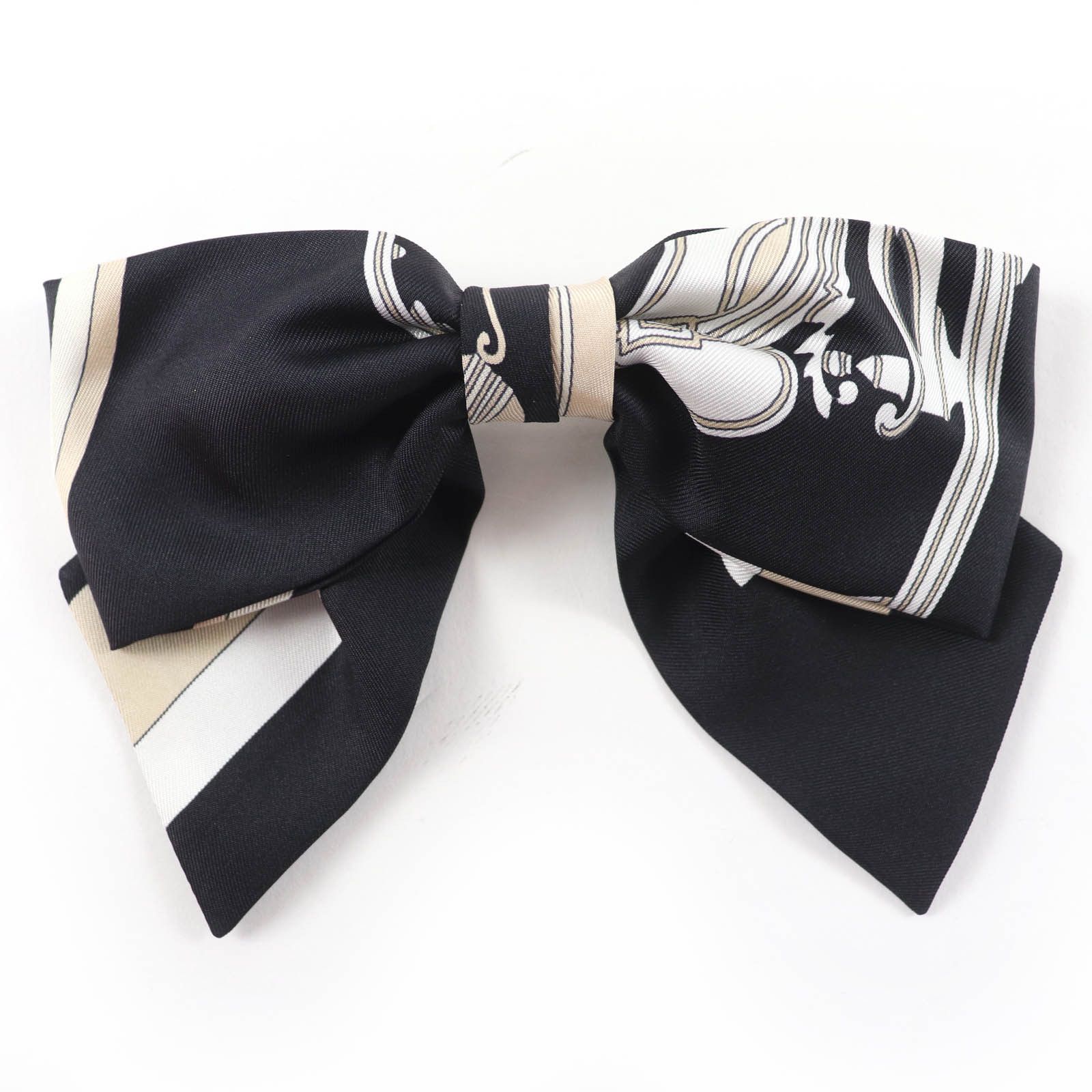 Hermes Hermes Hermès Grenelle Exlibris Valletta Silk Barrette Textile Other DUTY FREE for USA Size ONE SIZE - 1 Thumbnail