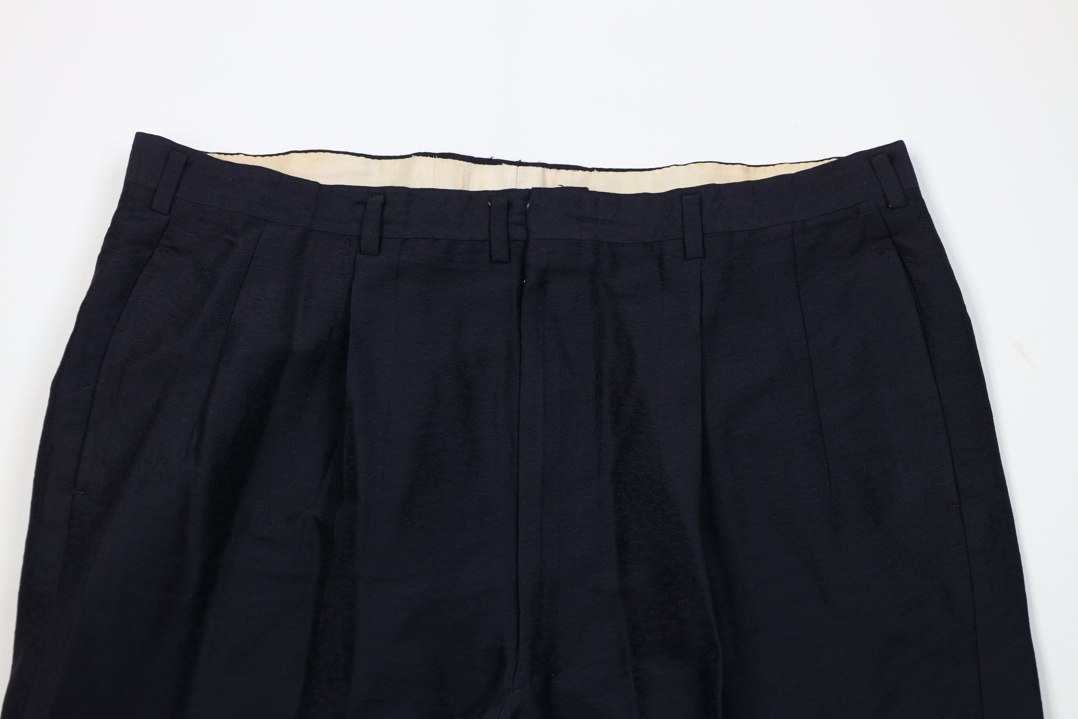 Vintage Vintage 50s Streetwear Rayon Gabardine Wide Leg Pants USA Size US 40 / EU 56 - 2 Thumbnail