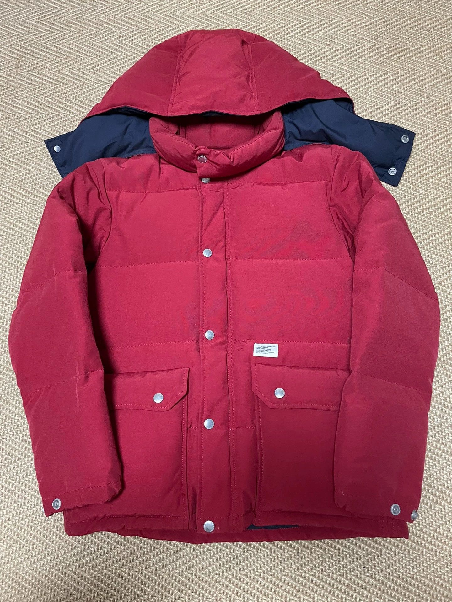 Wtaps WTAPS 60/40 Brick Red Vintage Down Jacket S Size US S / EU 44-46 / 1 - 1 Thumbnail