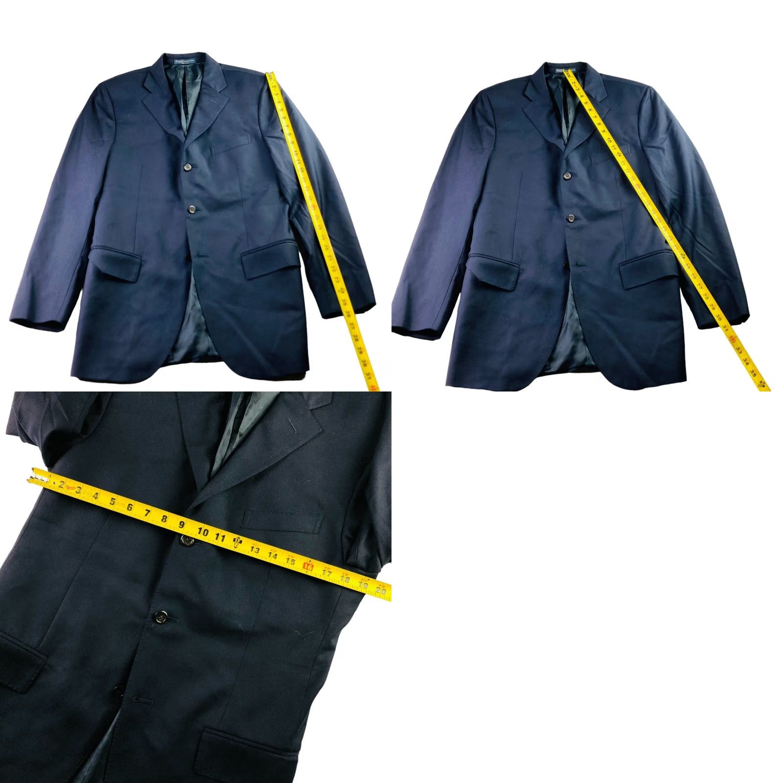 Polo Ralph Lauren Polo Ralph Lauren Blazer Navy Blue Men's 3-Button 100% Wool Italy 40L Size US L / EU 52-54 / 3 - 8 Thumbnail