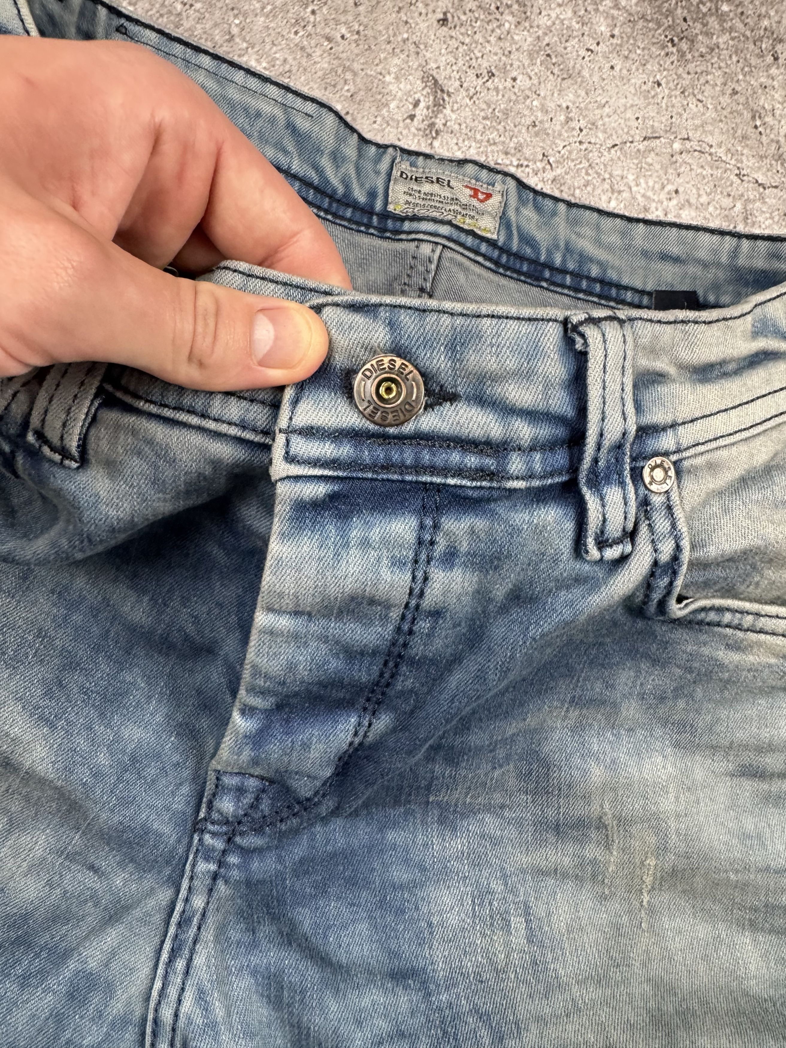 Diesel 🔥RARE🔥Vintage Diesel Distressed Jeans Size US 32 / EU 48 - 10 Thumbnail