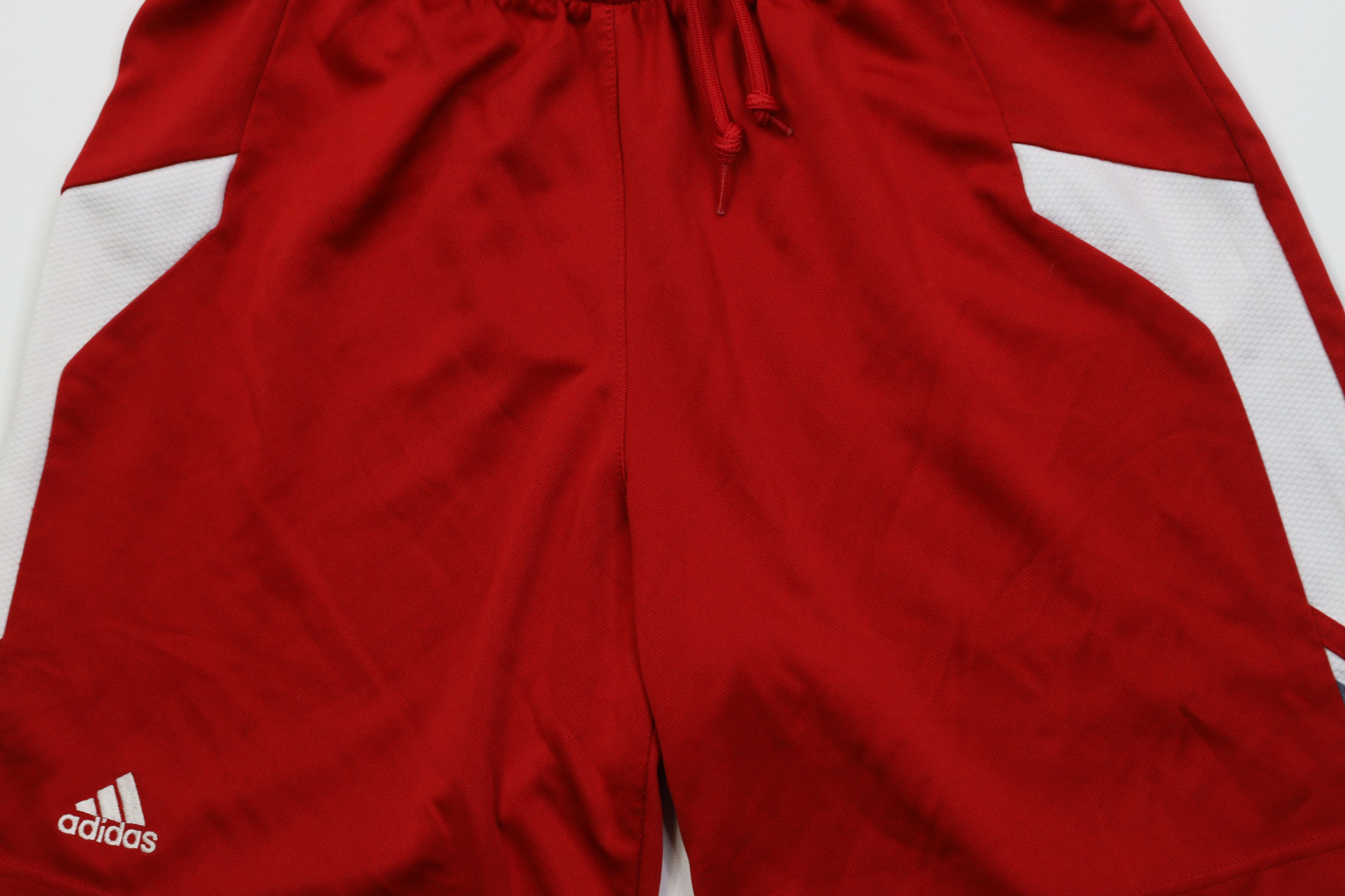 Adidas Vintage Adidas Running Jogging Soccer Shorts Red Polyester Size US 32 / EU 48 - 3 Thumbnail