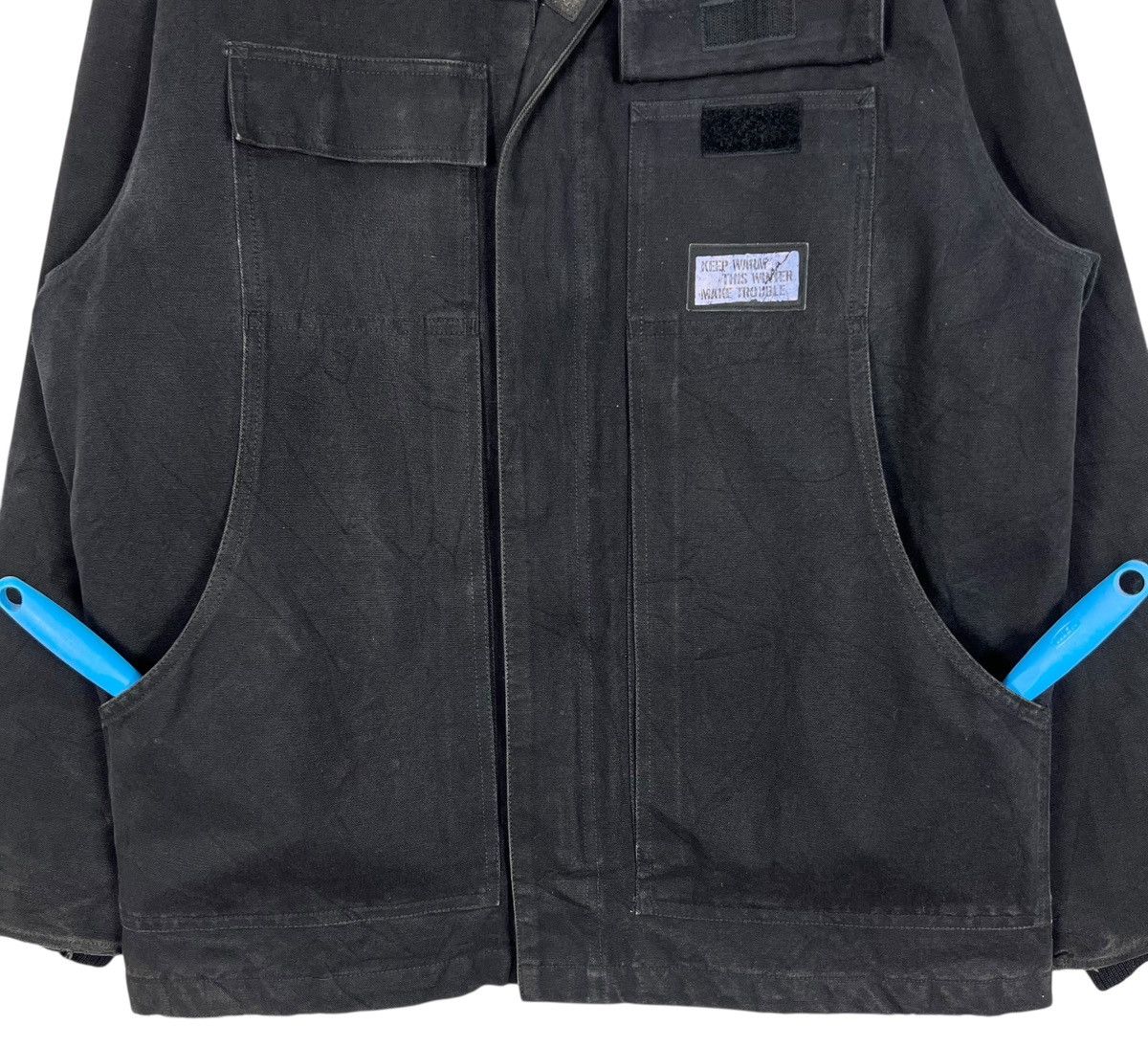 Japanese Brand × REVOLVE Revolver 2001-2002 Fall Winter Canvas Workers Jacket Size US M / EU 48-50 / 2 - 3 Thumbnail