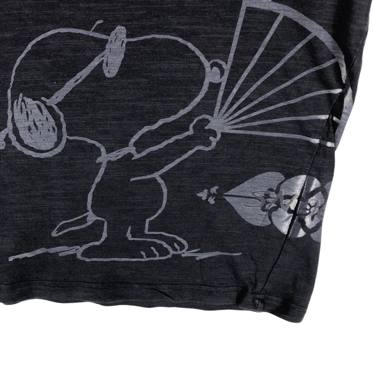 Indigo × Peanuts × Vintage Vintage PEANUTS Snoopy Indigo Dye Tee Shirt Sukajan Style Size US L / EU 52-54 / 3 - 3 Thumbnail
