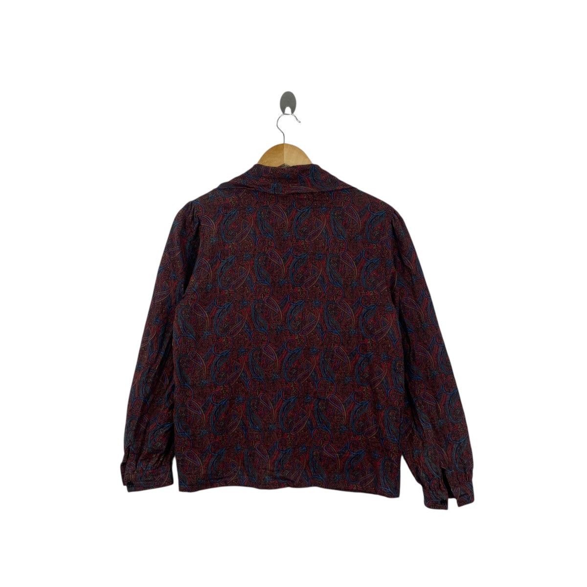Burberry Vintage 90’ BURBERRY LONDON PAISLEY AOP Casual Tee Shirt Size S / US 4 / IT 40 - 5 Thumbnail