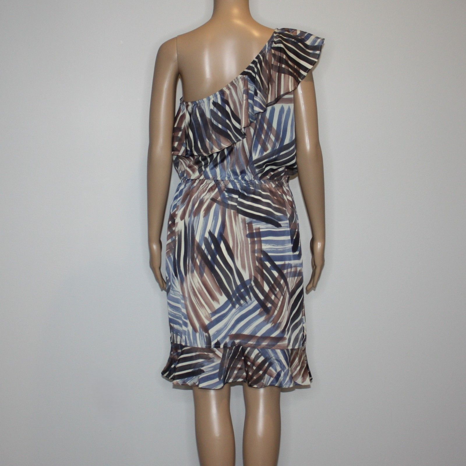Banana Republic One Shoulder Ruffle Flounce Dress in size US 10 NWOT $99 Size L / US 10 / IT 46 - 4 Thumbnail