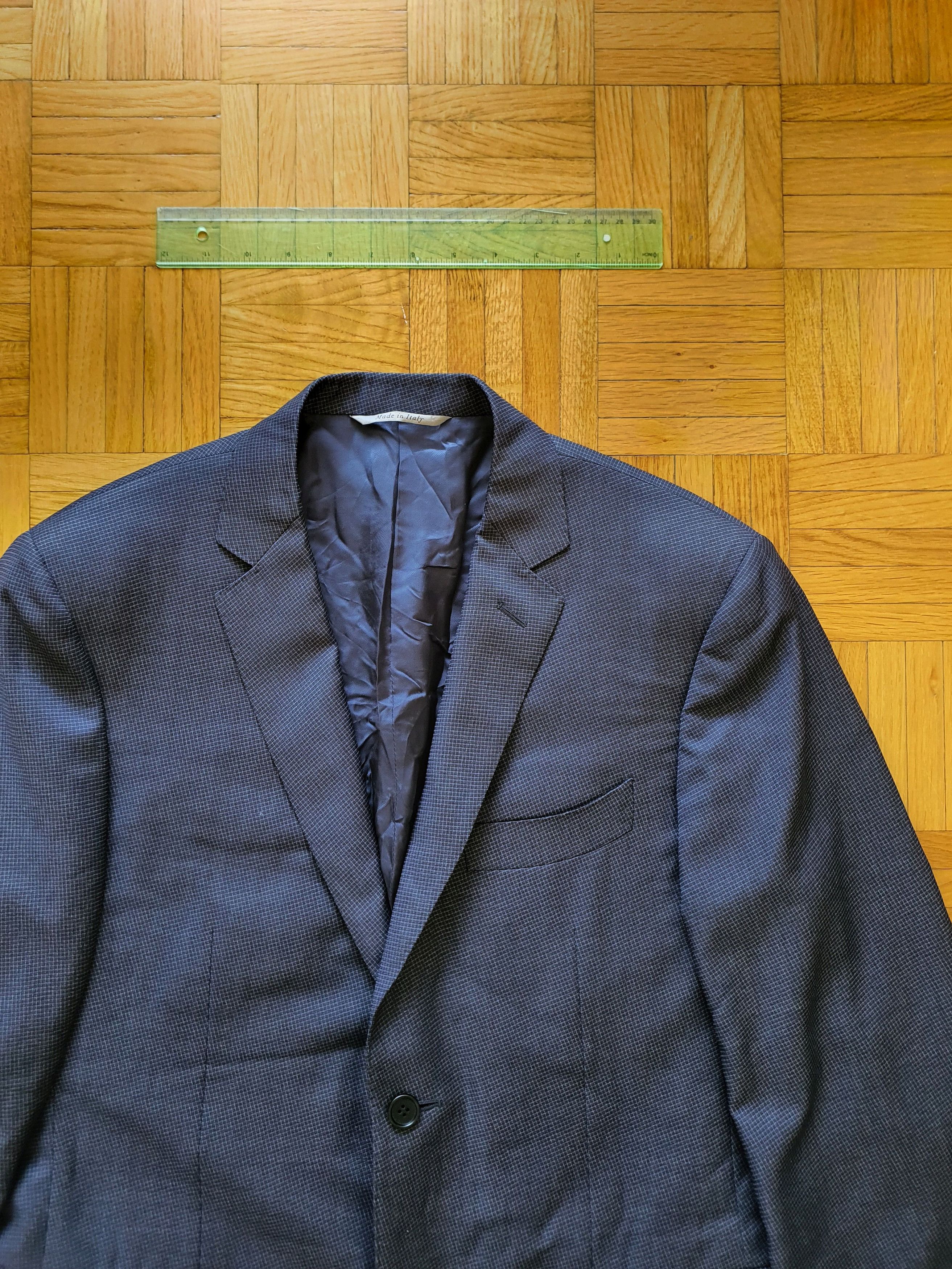 Canali 1934 - Blazer Sports Coat Suit Jacket - Navy Micro Pattern Size 40R - 4 Thumbnail