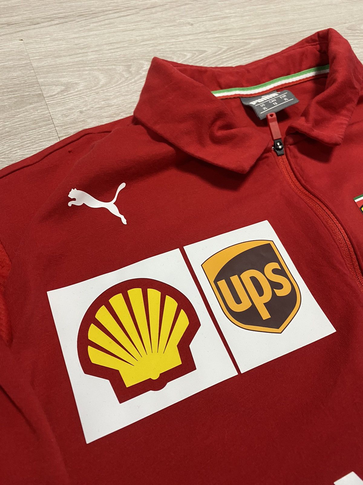 Formula 1 Scuderia Ferrari F1 Leclarc Team T-Shirt Mens Red 2019 Size US XL / EU 56 / 4 - 4 Thumbnail