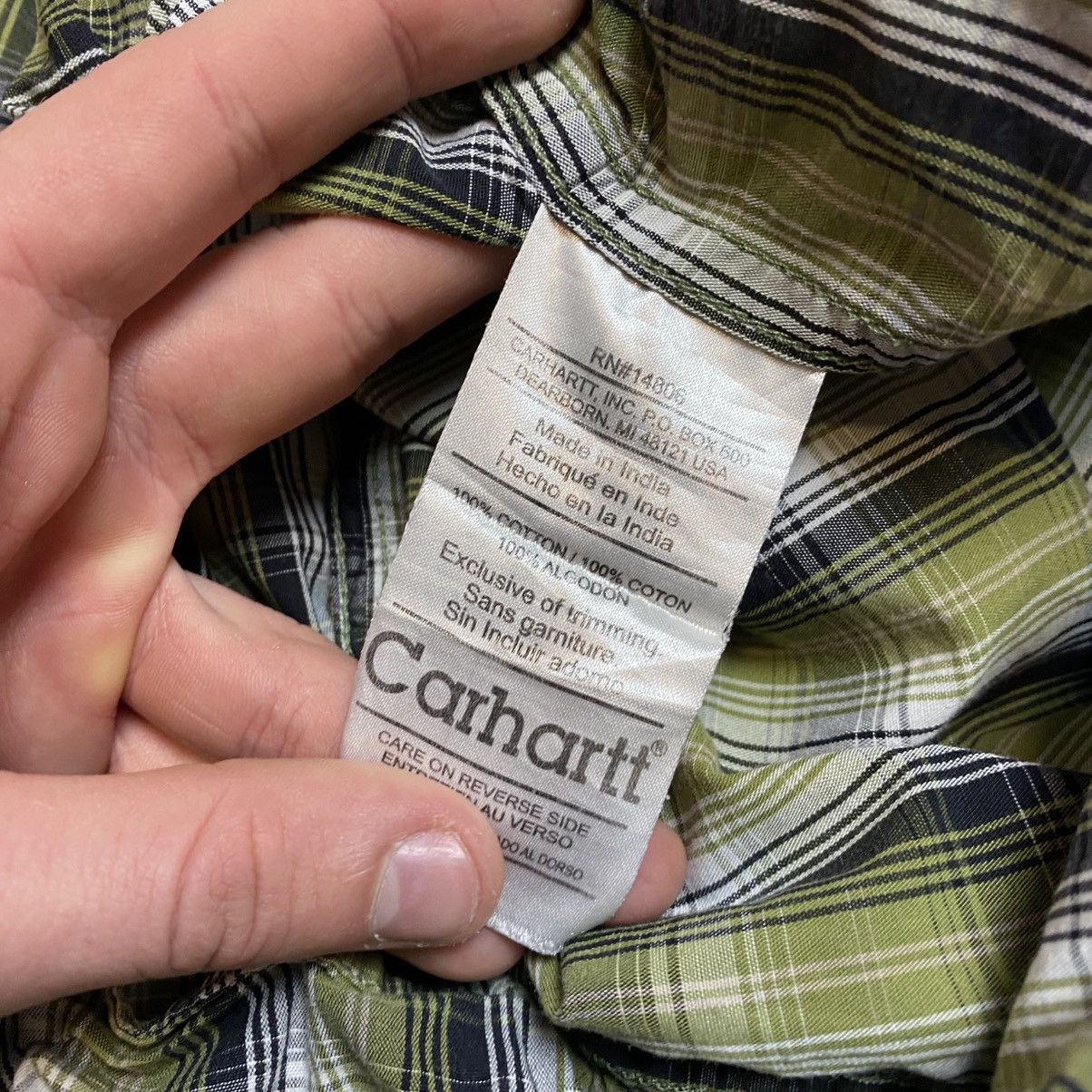 Carhartt Vintage Carhartt Wip Small logo Shortsleeve 90’s shirt Size US XXL / EU 58 / 5 - 9 Thumbnail