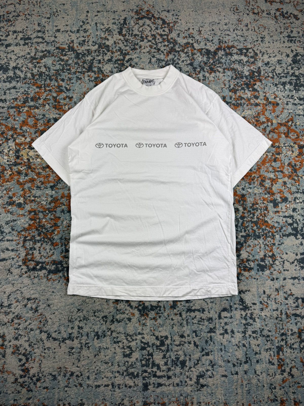 Vintage Vintage 90s Toyota logo spellout racing jdm tee Size US M / EU 48-50 / 2 - 2 Thumbnail