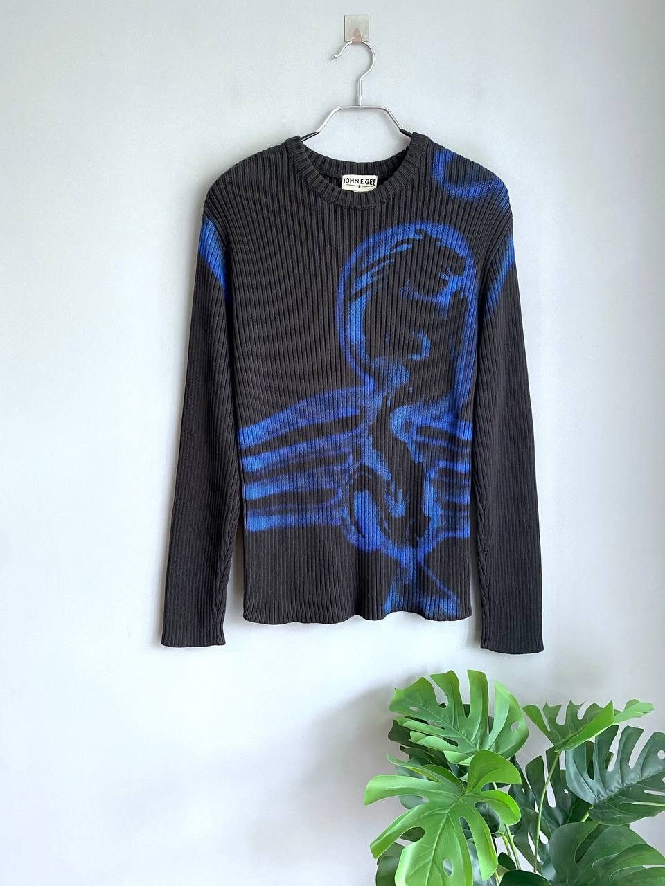 Vintage Vintage John F. GEE Avant Garde Sweater Y2K Dragon Print, M Size US M / EU 48-50 / 2 - 1 Thumbnail
