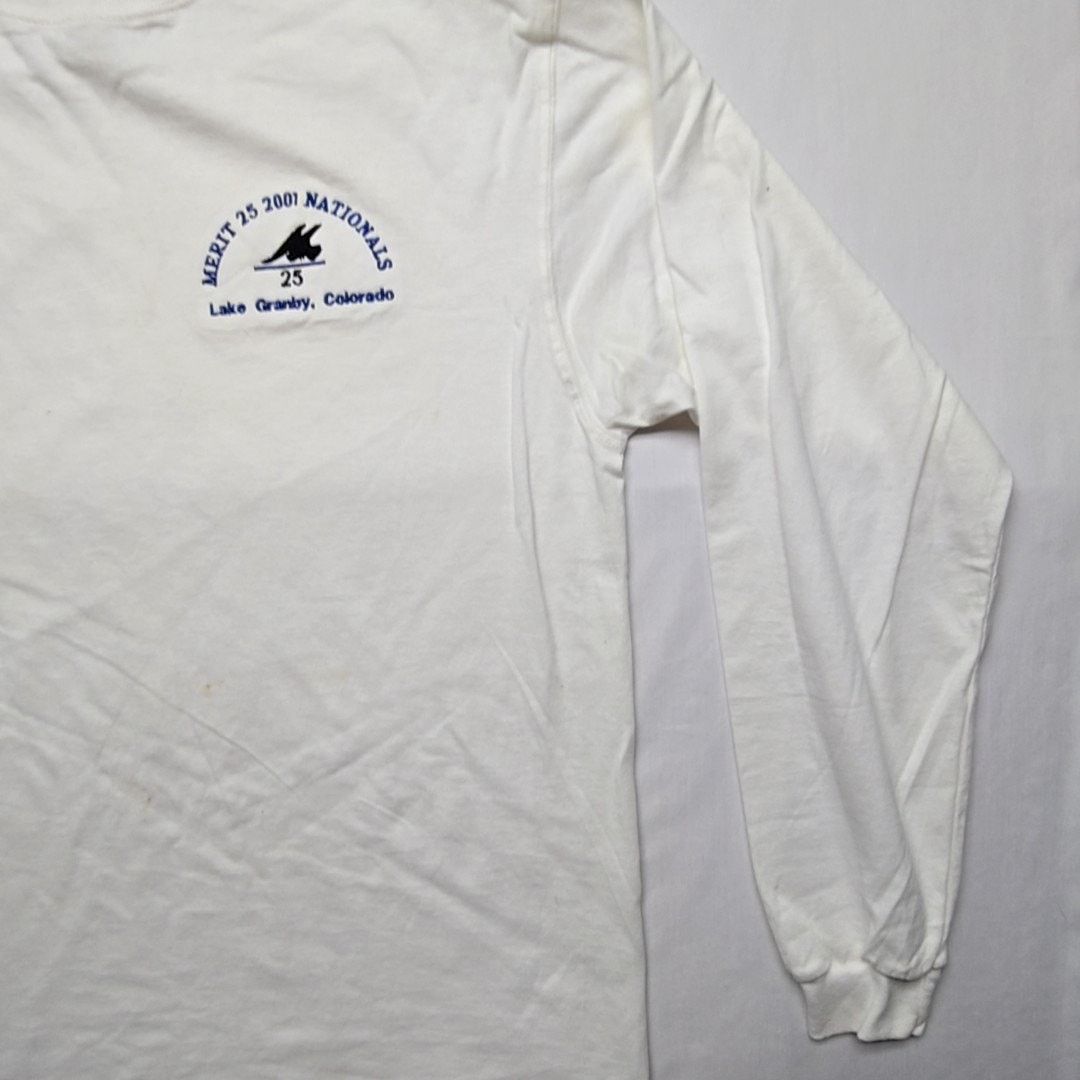 Fruit Of The Loom Vintage 2001 Nationals Merit 25 Shirt Lake Granby White L Size US L / EU 52-54 / 3 - 5 Thumbnail