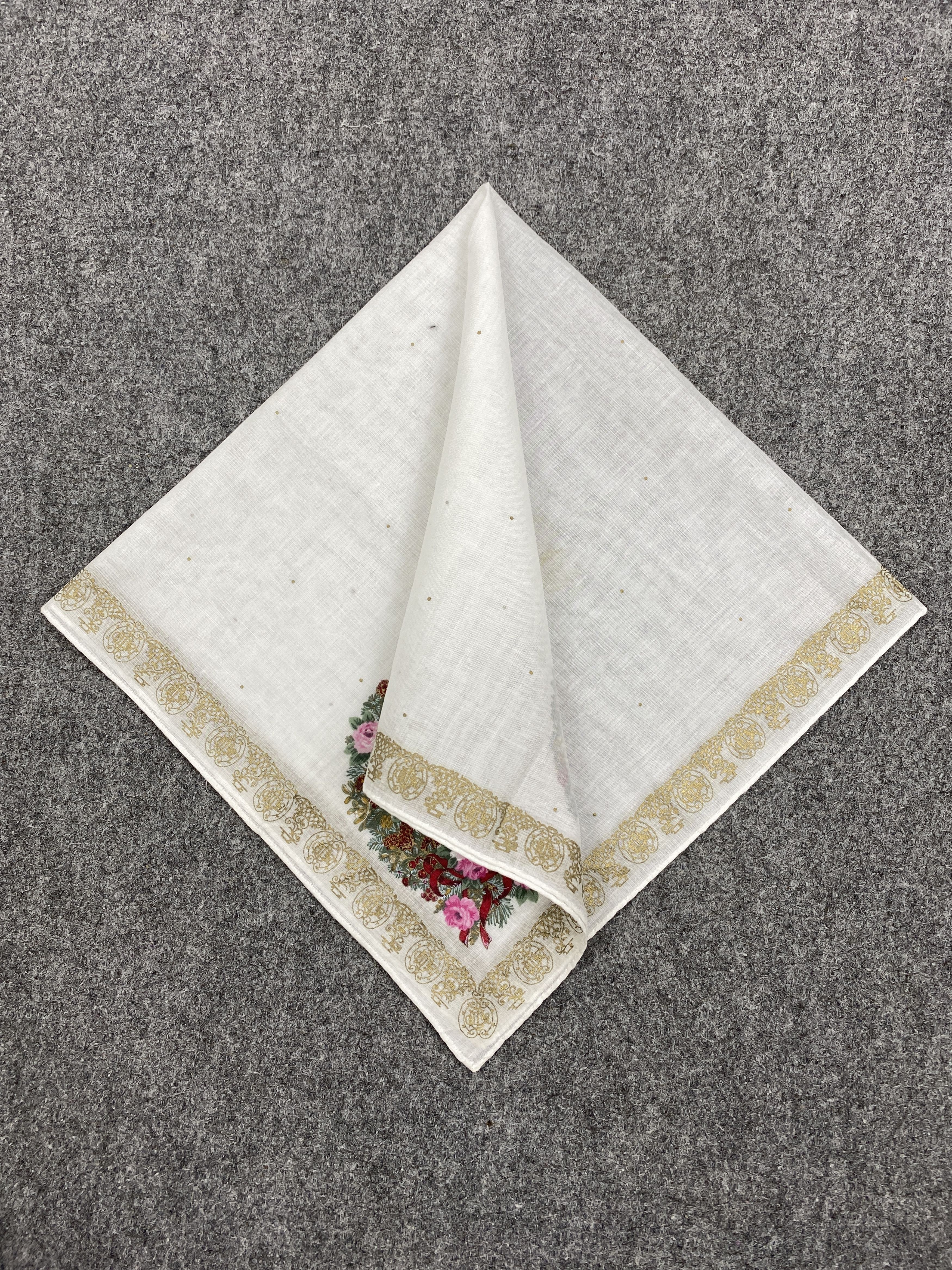 Christian Dior Monsieur Christian Dior Handkerchief / Bandana / Neckerchief HKC0414 Size ONE SIZE - 4 Thumbnail